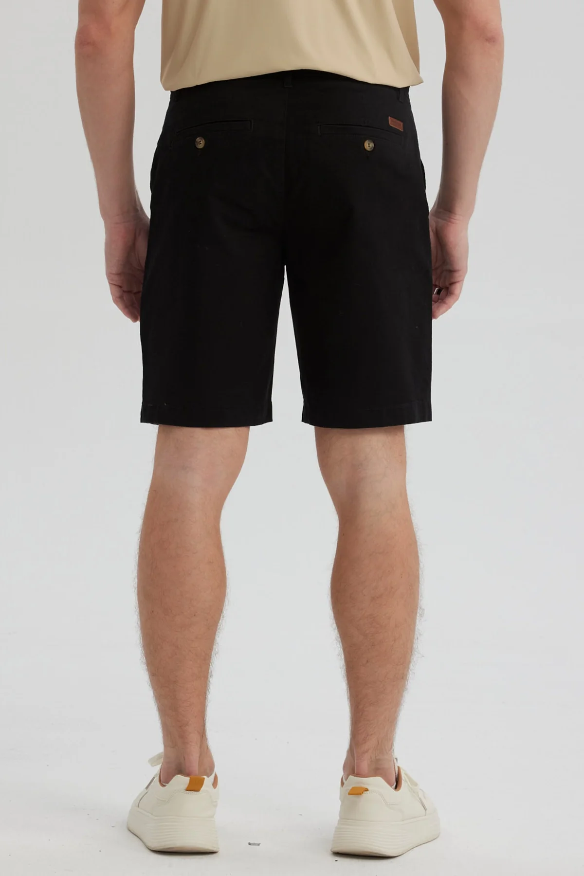 Bermuda Hombre Chino Básico Negro - Image 3
