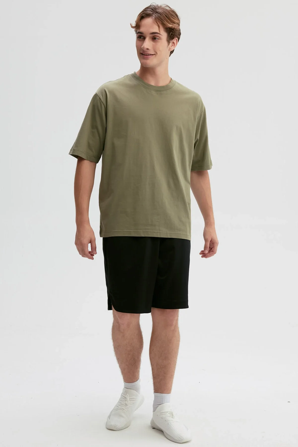 Bermuda Hombre Lisa Pretina Negro - Image 4