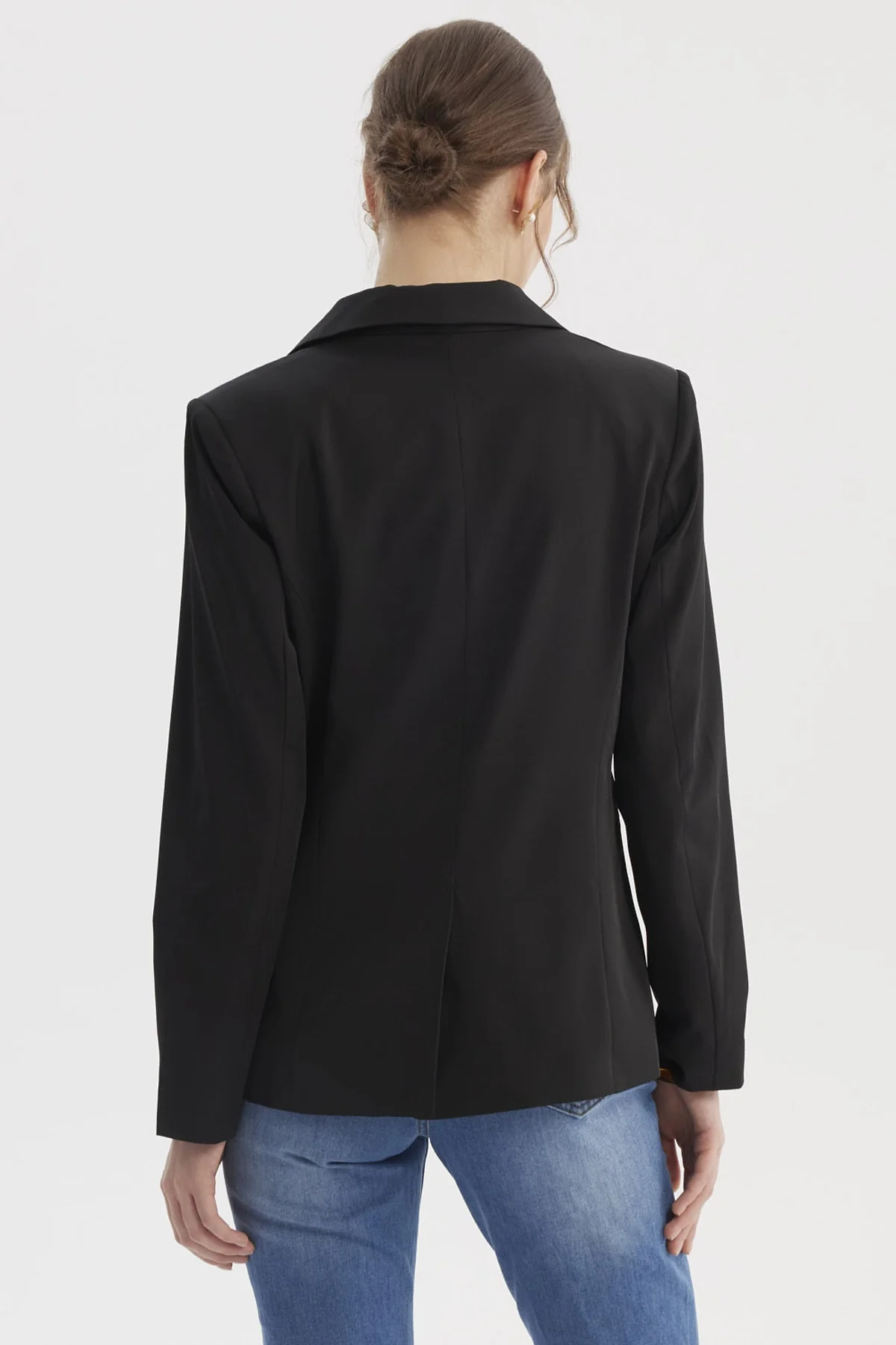Blazer Mujer Casual Negro - Image 3