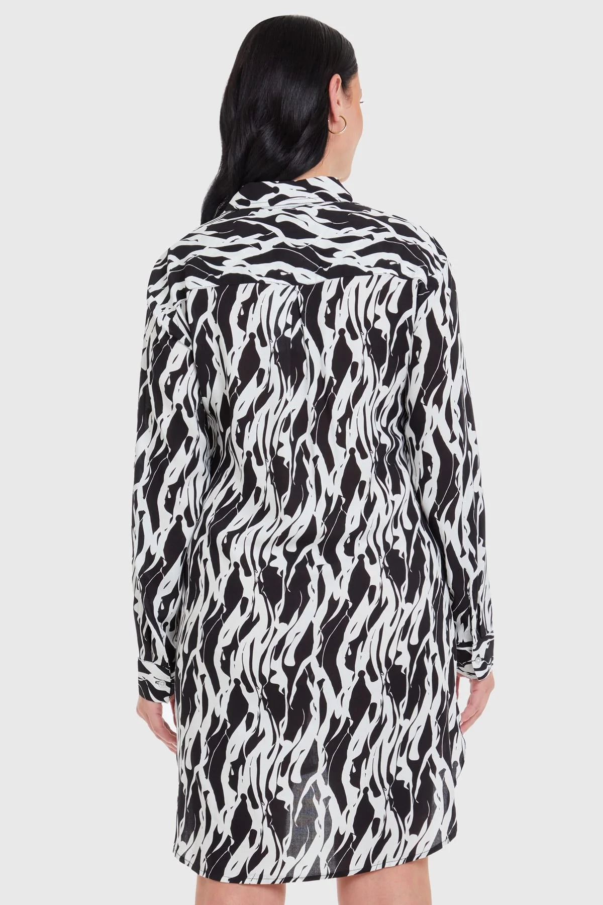 Blusa Camisera Long Fit Crudo - Image 3