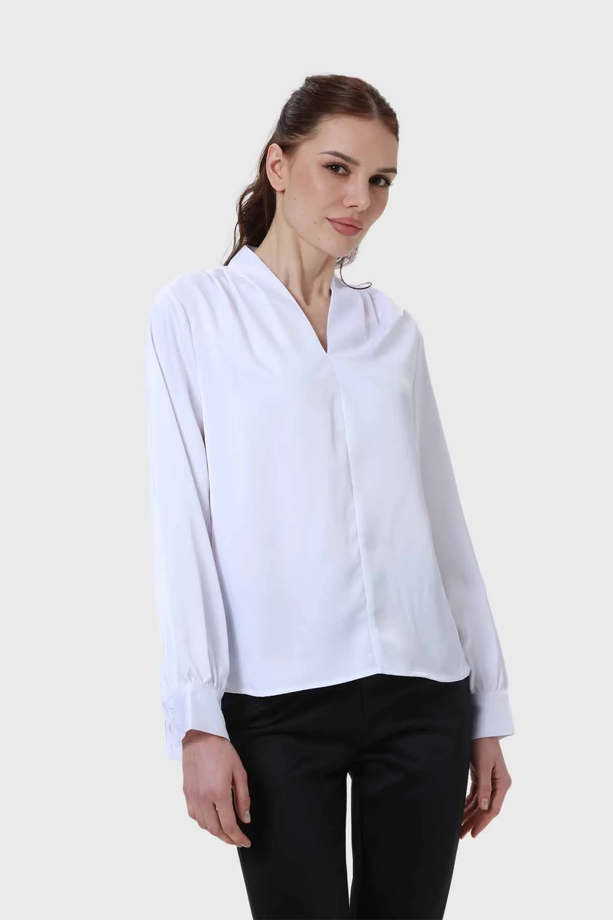 Blusa Mujer Animal Print Blanco - Image 2