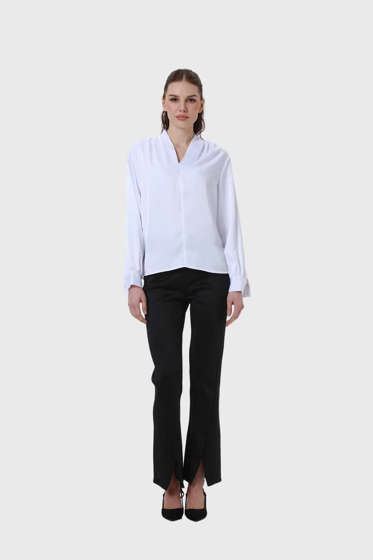 Blusa Mujer Animal Print Blanco - Image 4
