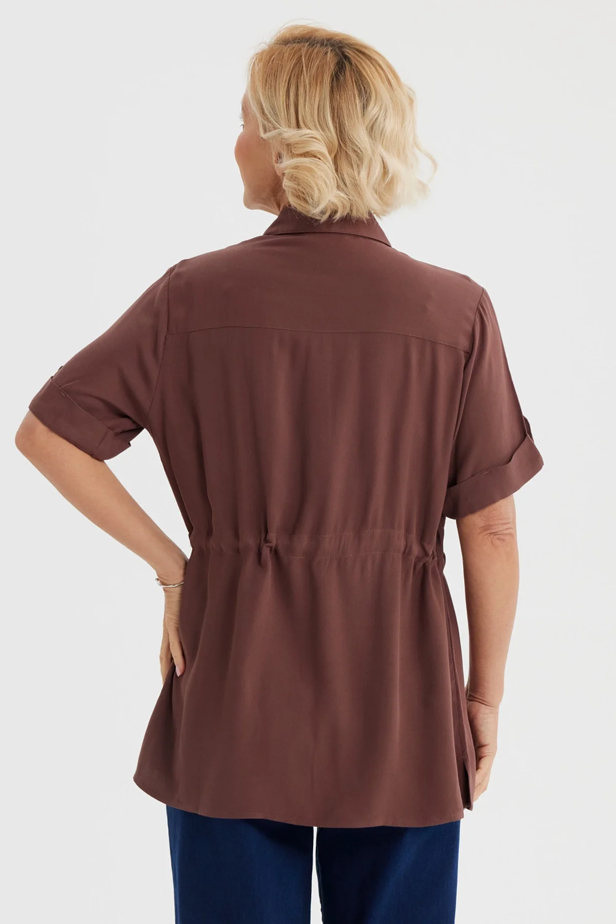 Blusa Mujer Casual Café - Image 3