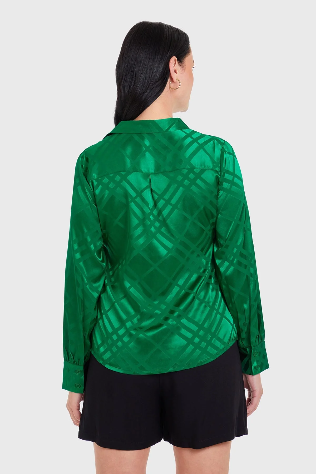 Blusa Mujer Con Textura Verde - Image 2