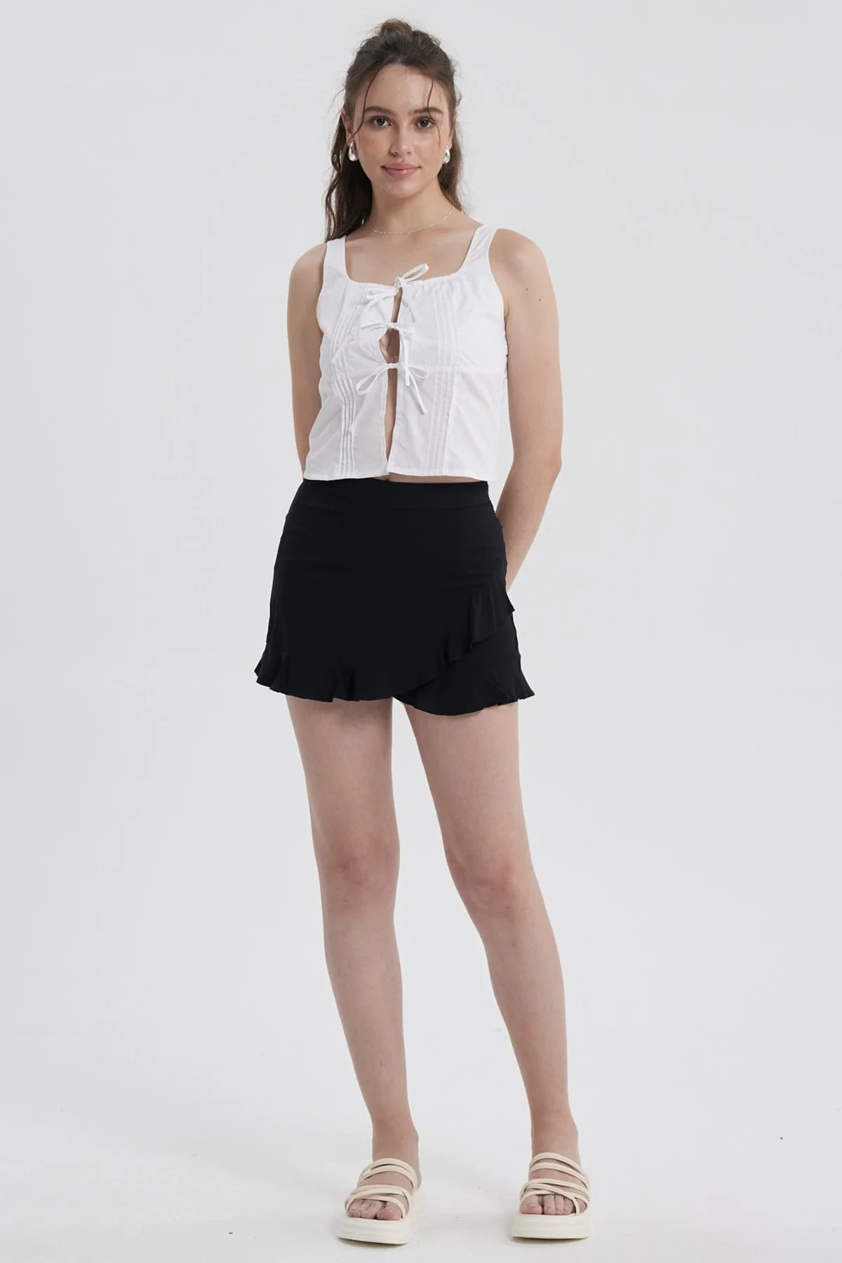 Blusa Mujer Lacitos Blanco - Image 4