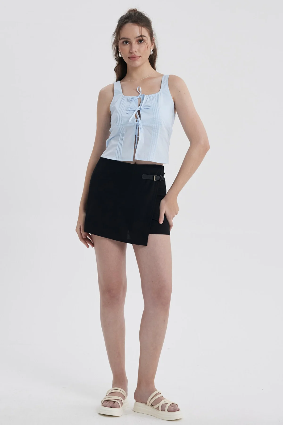 Blusa Mujer Lacitos Celeste - Image 4