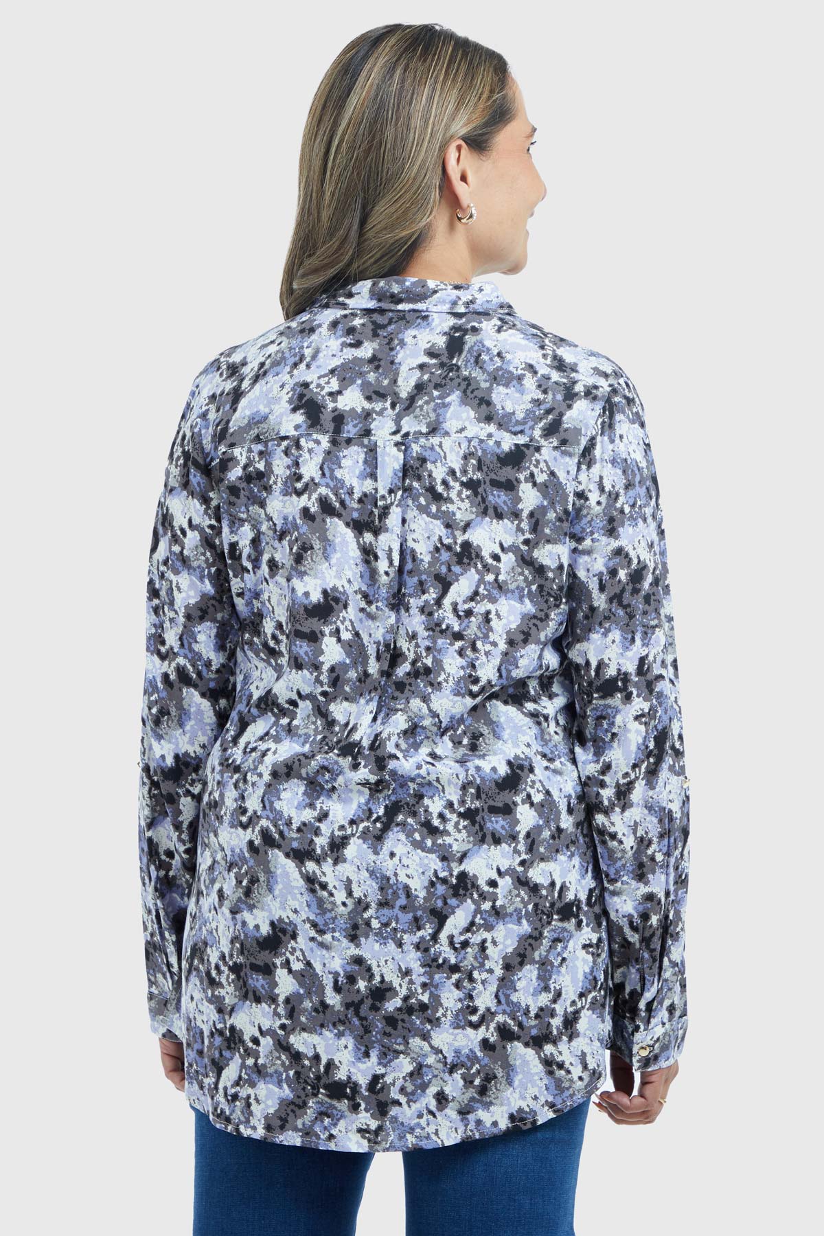 Blusa Mujer Estampada Negro - Image 3