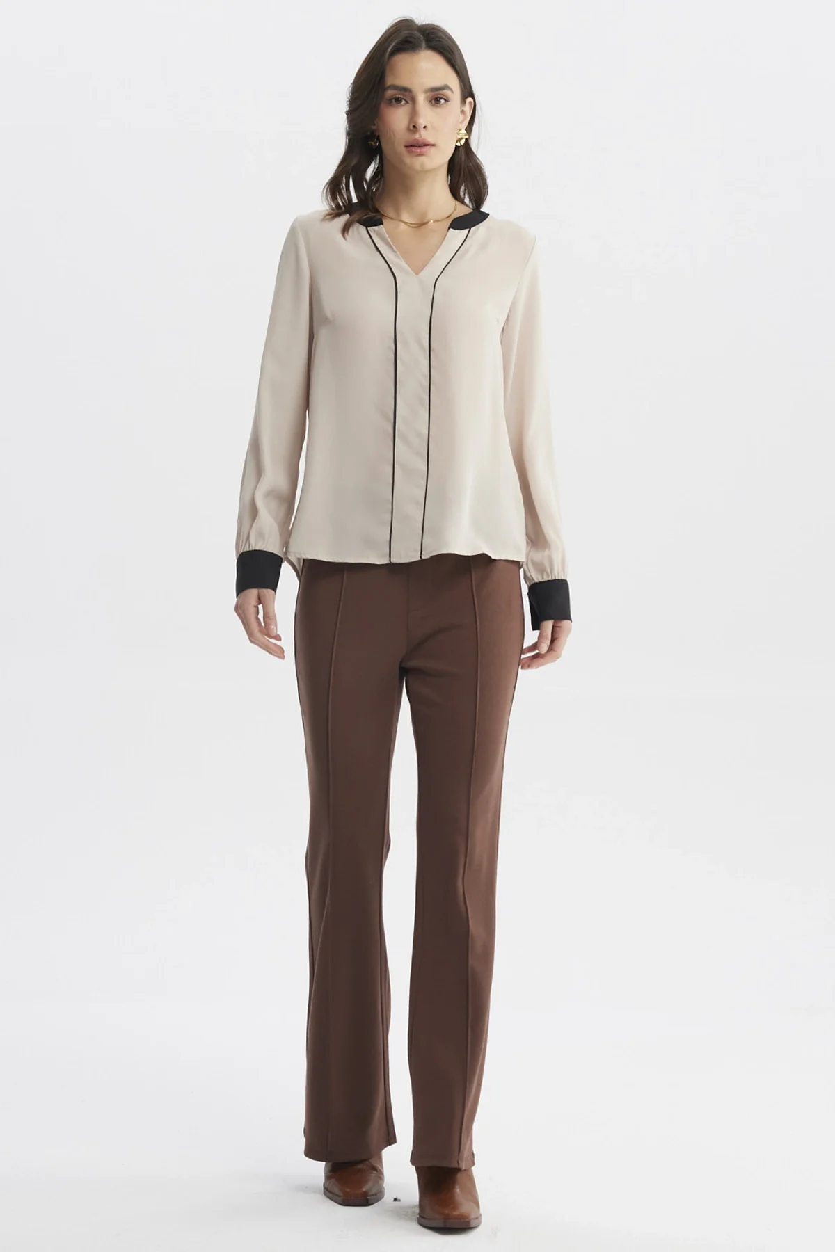 Blusa Mujer New Beige - Image 4
