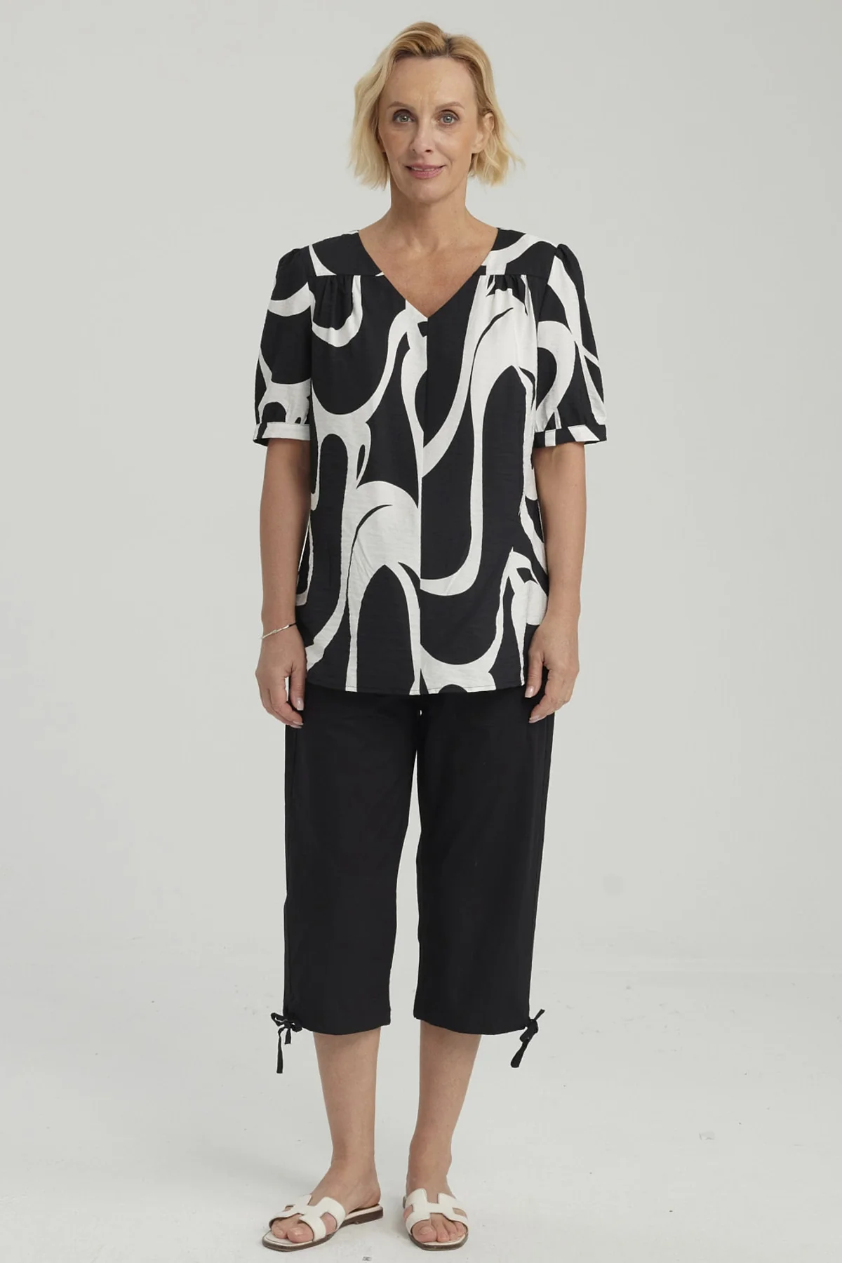 Blusa Mujer Rapport Negro - Image 4