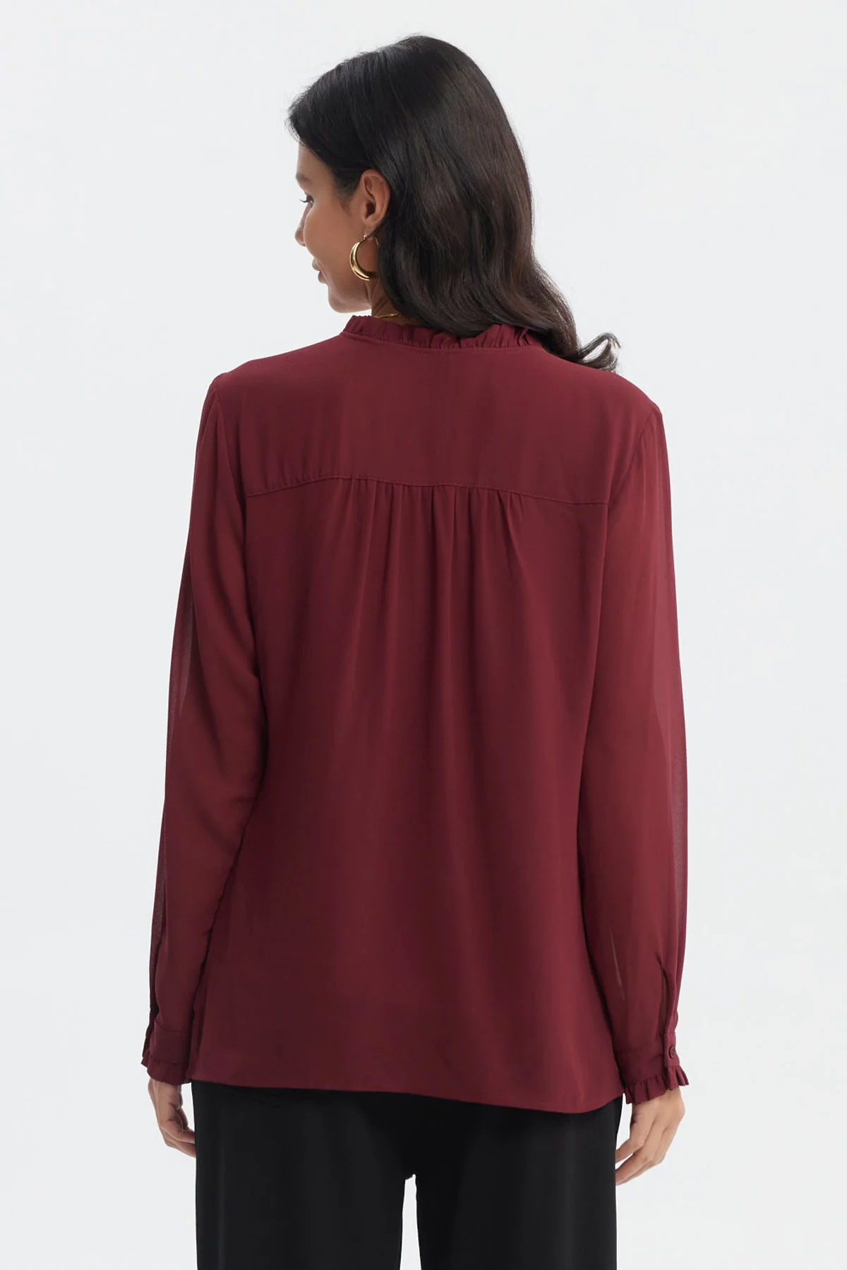 Blusa Mujer Slim Rojo - Image 3