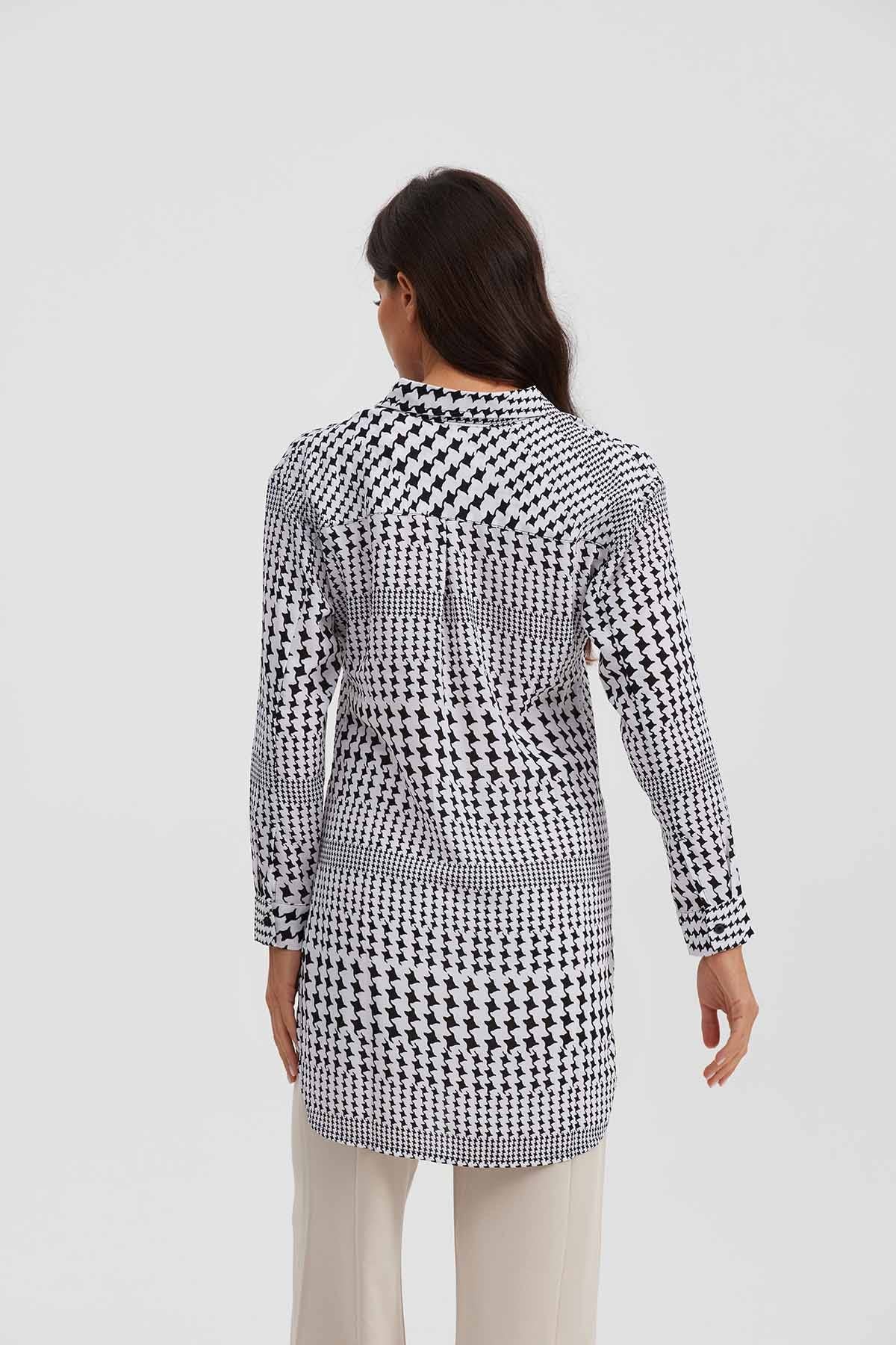 Blusa Mujer Tipo Camisa Blanco - Image 2