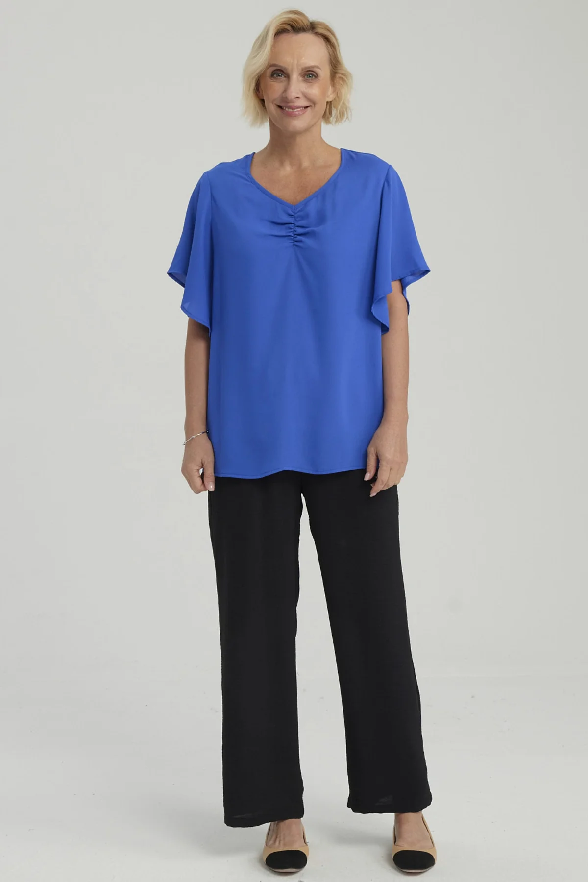 Blusa Mujer Vuelos Azulino - Image 4