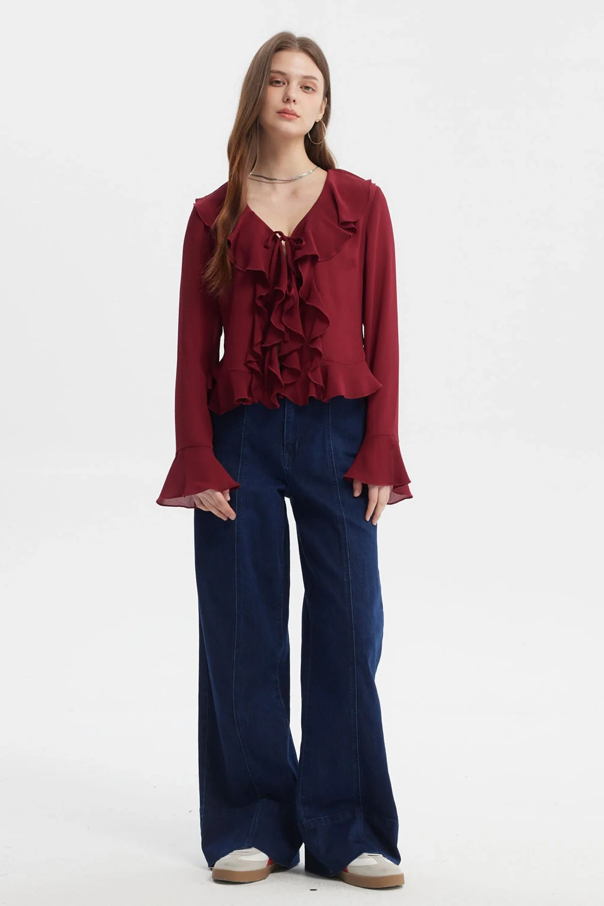 Blusa Mujer Vuelos Rojo - Image 4