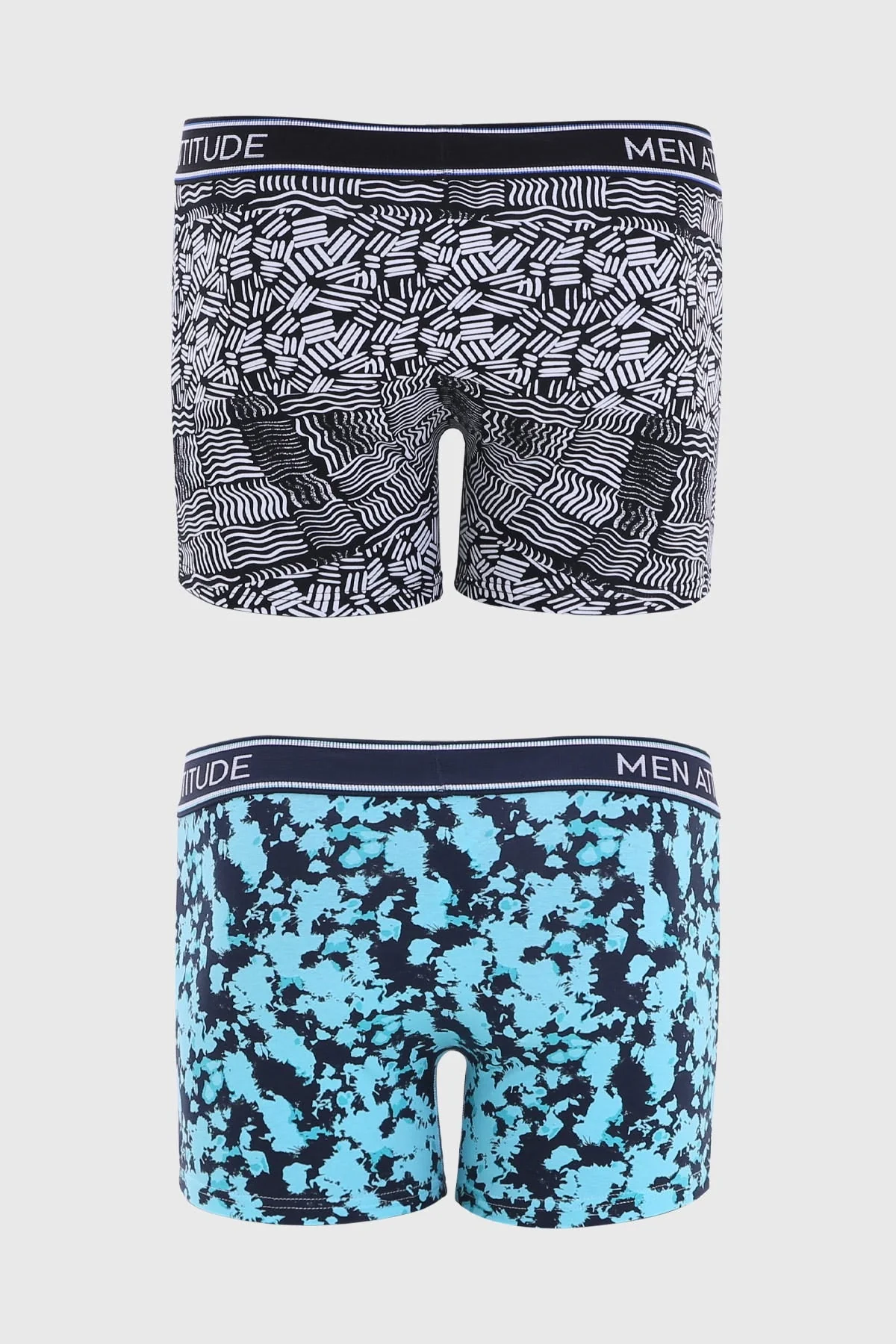 Boxer Hombre Bipack Estampado Celeste - Image 2