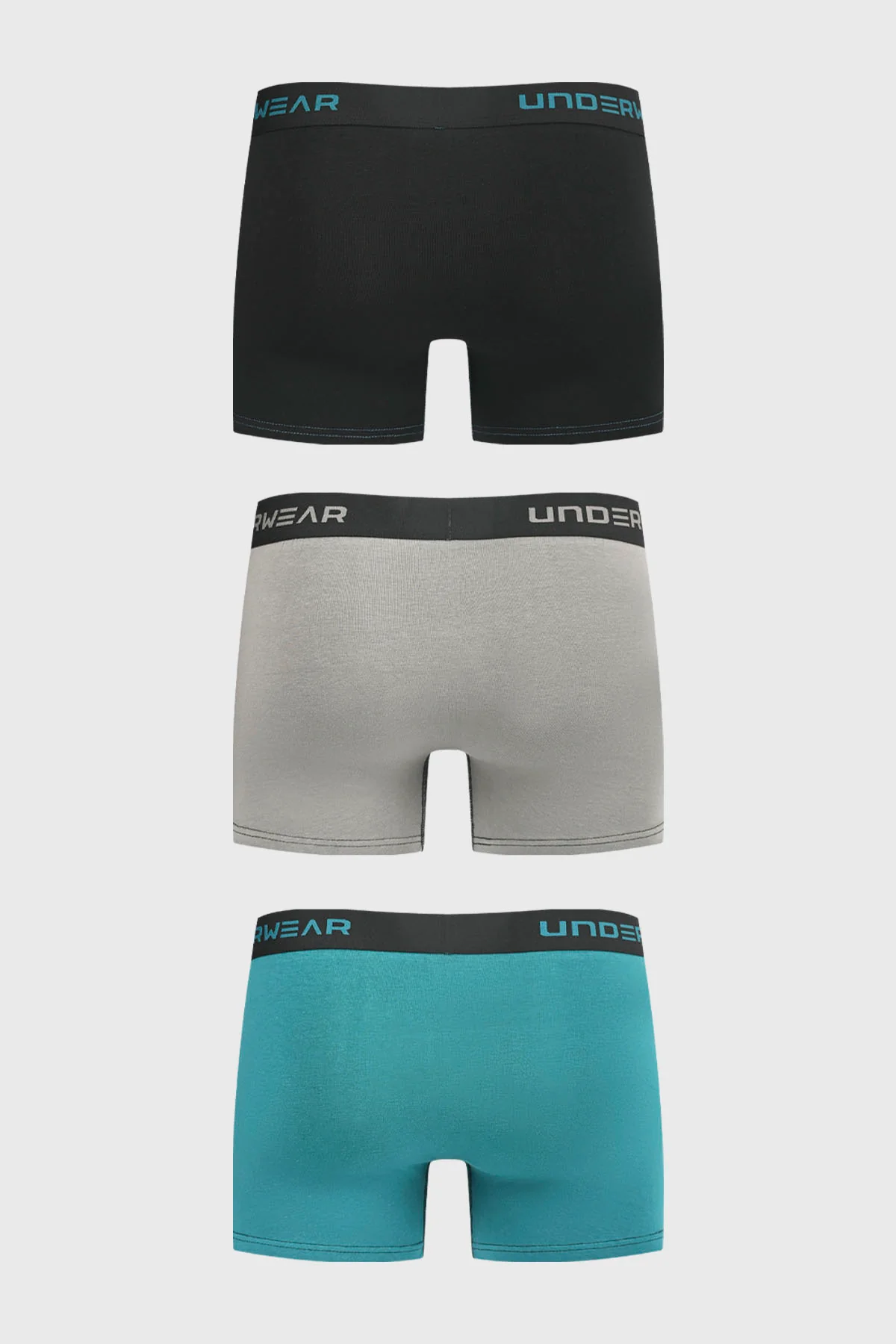 Boxer Hombre Triapack Corto Verde - Image 2