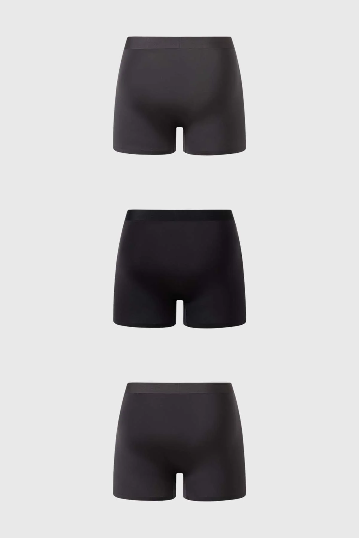 Boxer Hombre Tripack Gris Oscuro - Image 2