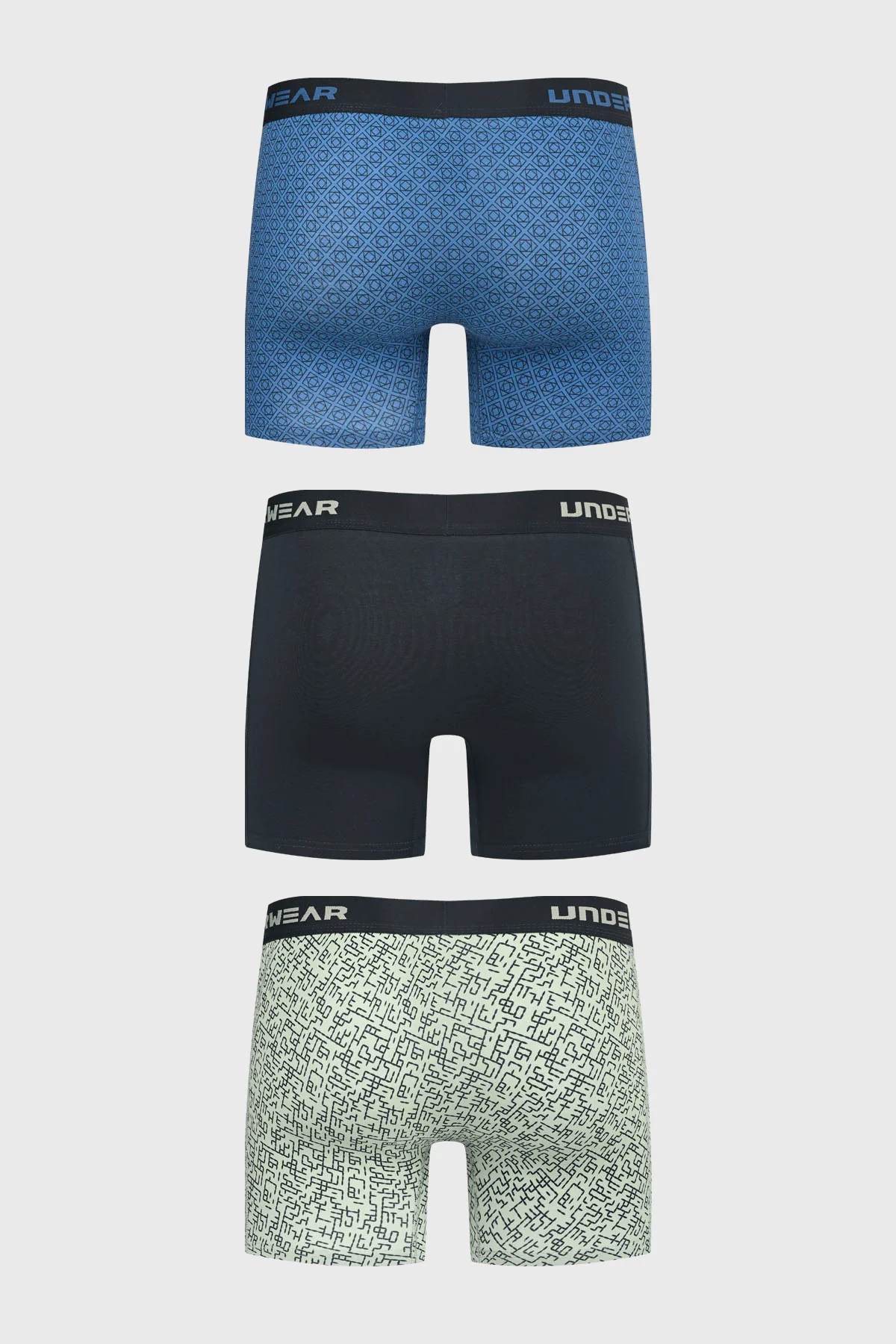 Boxer Hombre Tripack Largo Azul Marino - Image 2