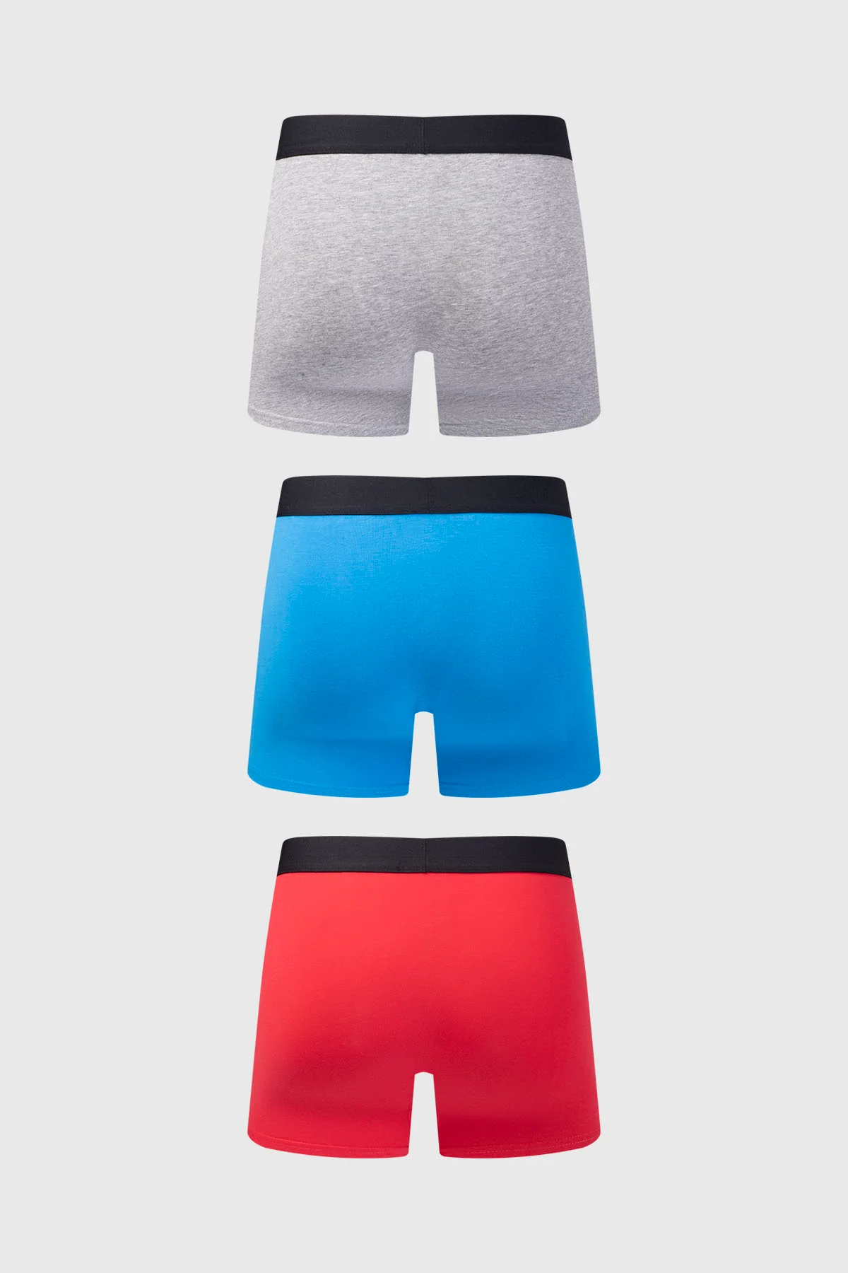 Boxer Hombre Tripack Liso Azul - Image 2