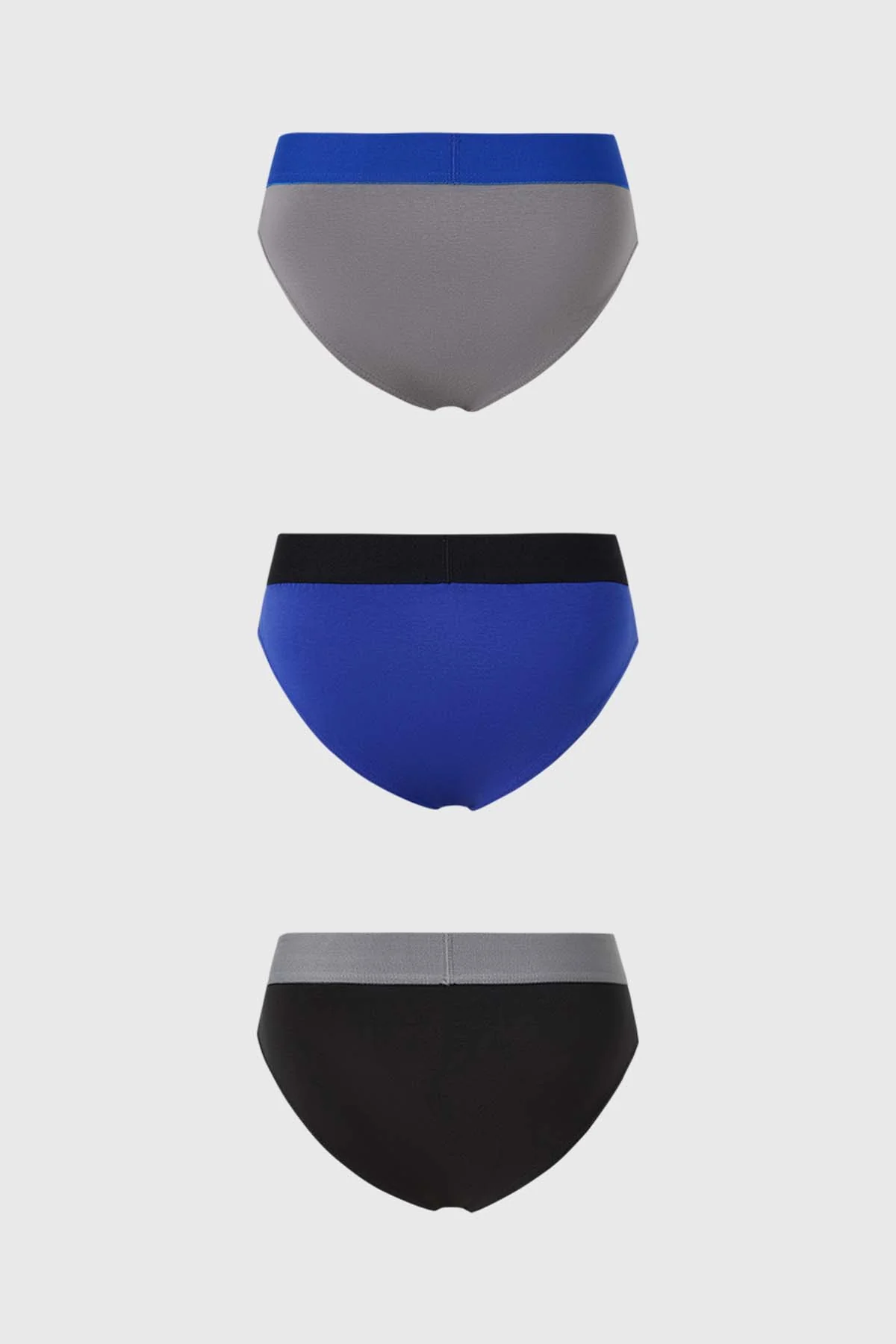 Boxer Hombre Tripack Liso Azul - Image 2