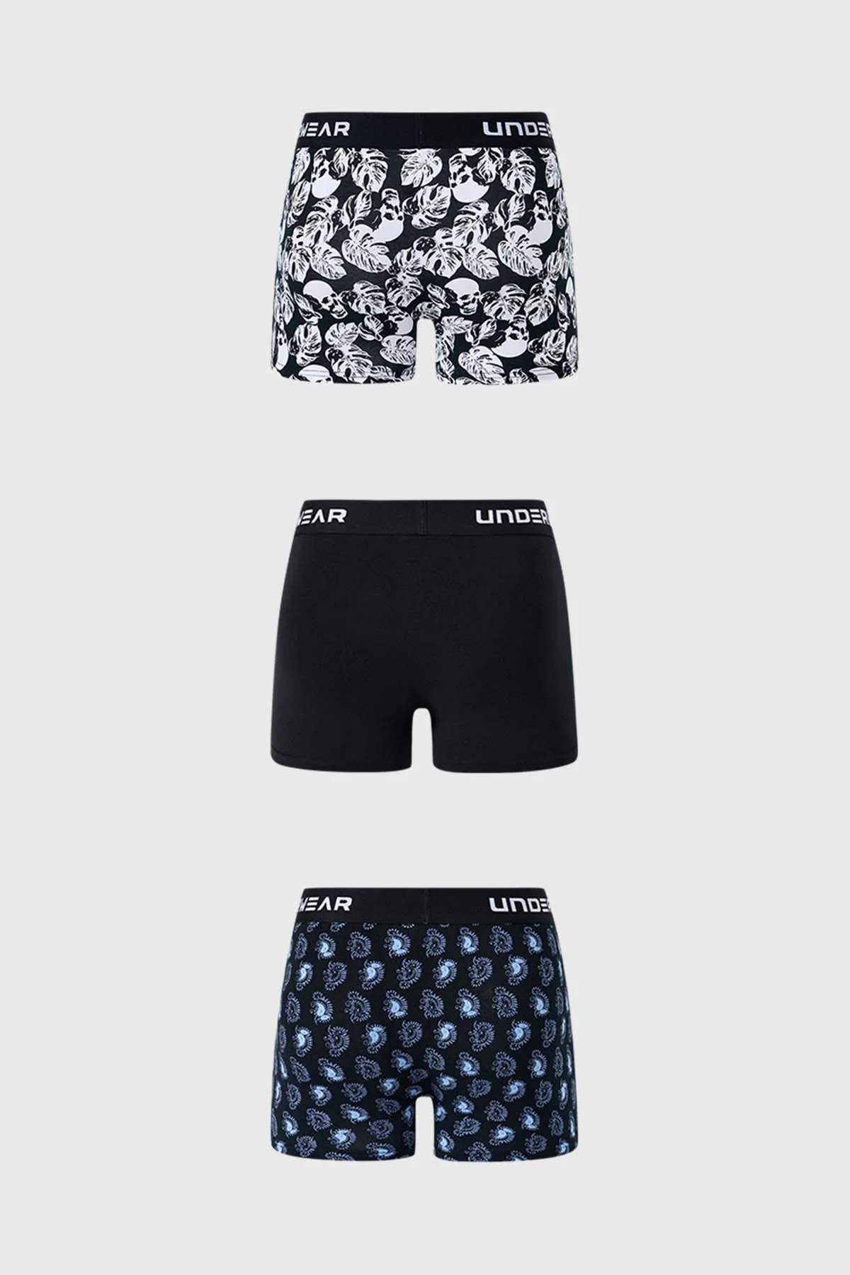 Boxer Hombre Tripack Liso Negro - Image 2