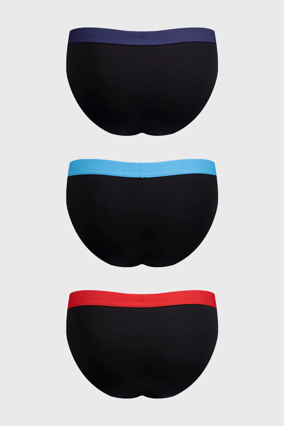 Boxer Hombre Tripack Liso Negro3 - Image 2