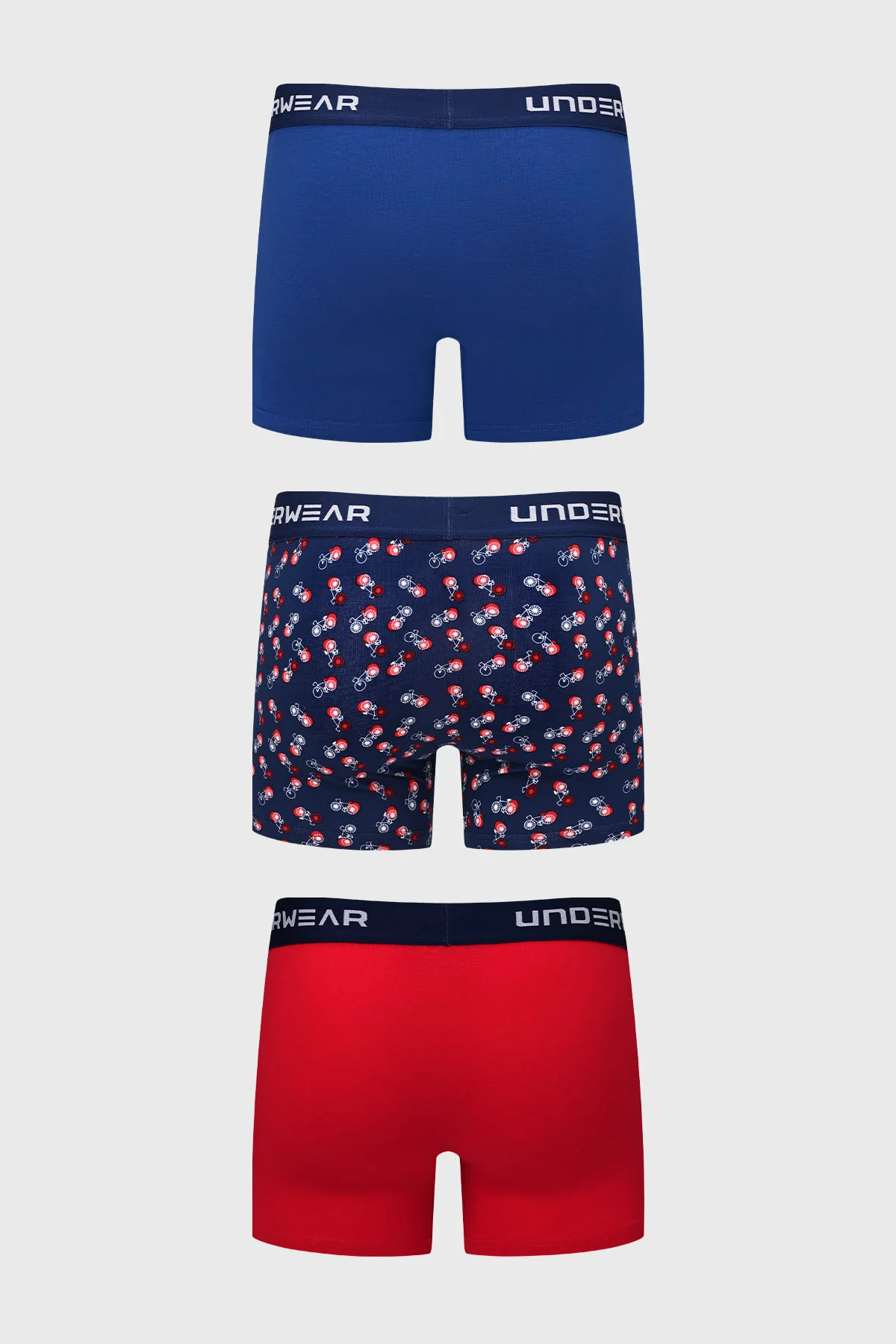 Boxer Hombre Tripack Liso Rojo - Image 2