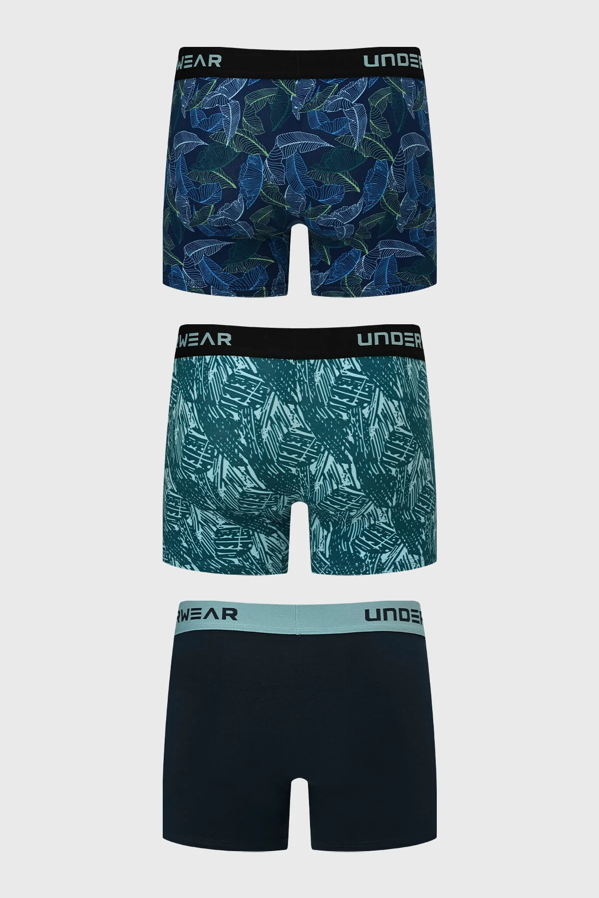 Boxer Hombre Tripack Liso Verde - Image 2