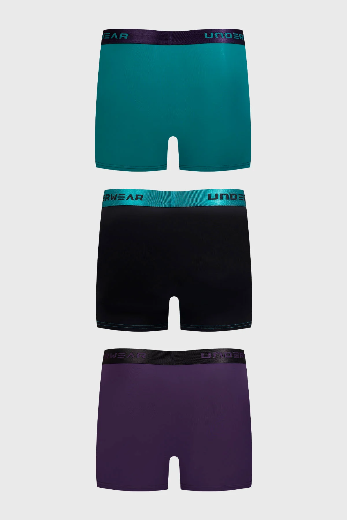 Boxer Hombre Tripack Pretina Violeta - Image 2