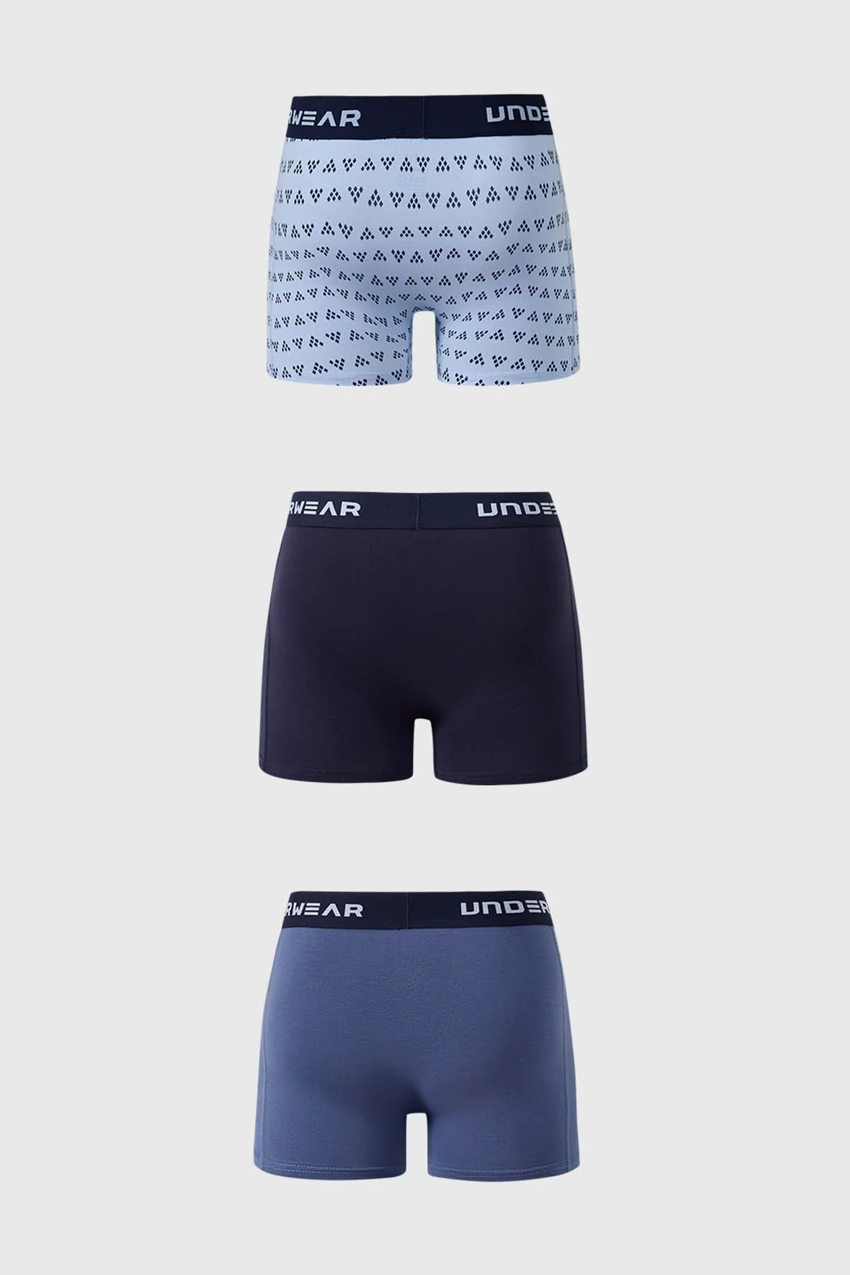 Boxer Hombre Tripack Rapport Azul Marino - Image 2