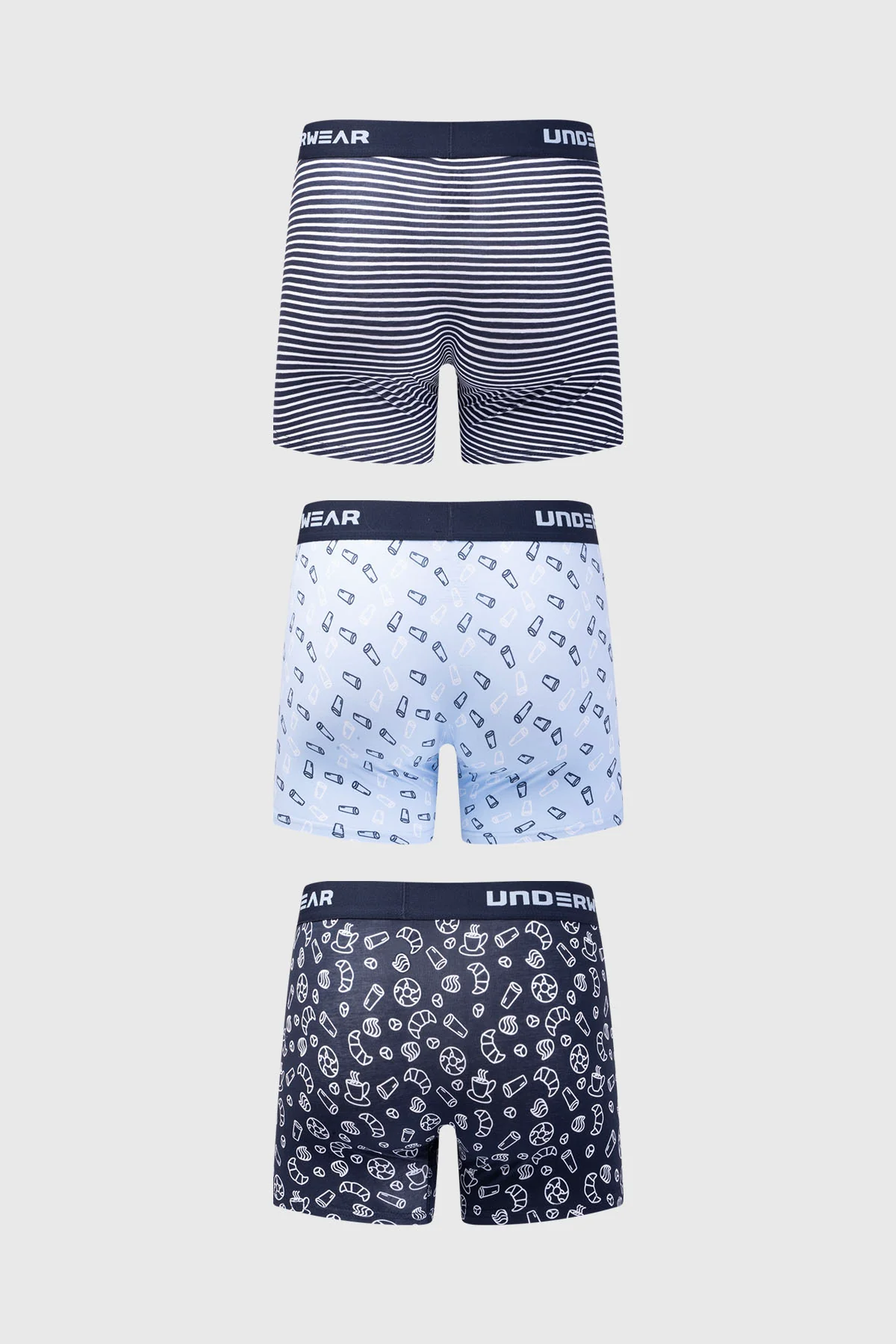 Boxer Hombre Tripack Rapport Azul Marino - Image 2