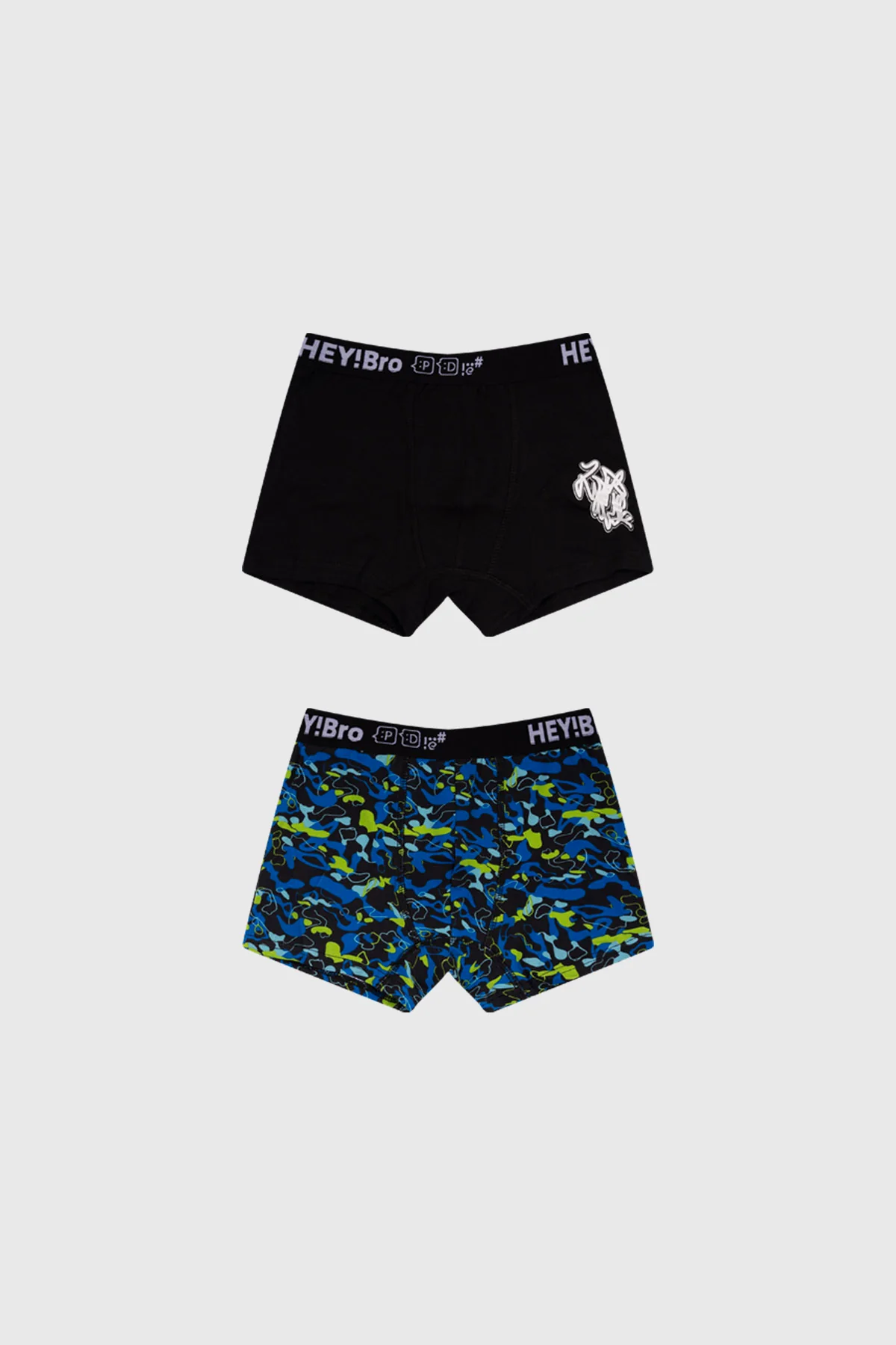 Boxer Niño Bipack Print Azul - Image 2