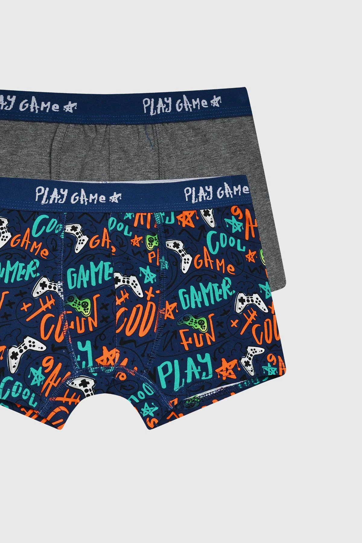 Boxer Niño Bipack Print Azul Marino - Image 2