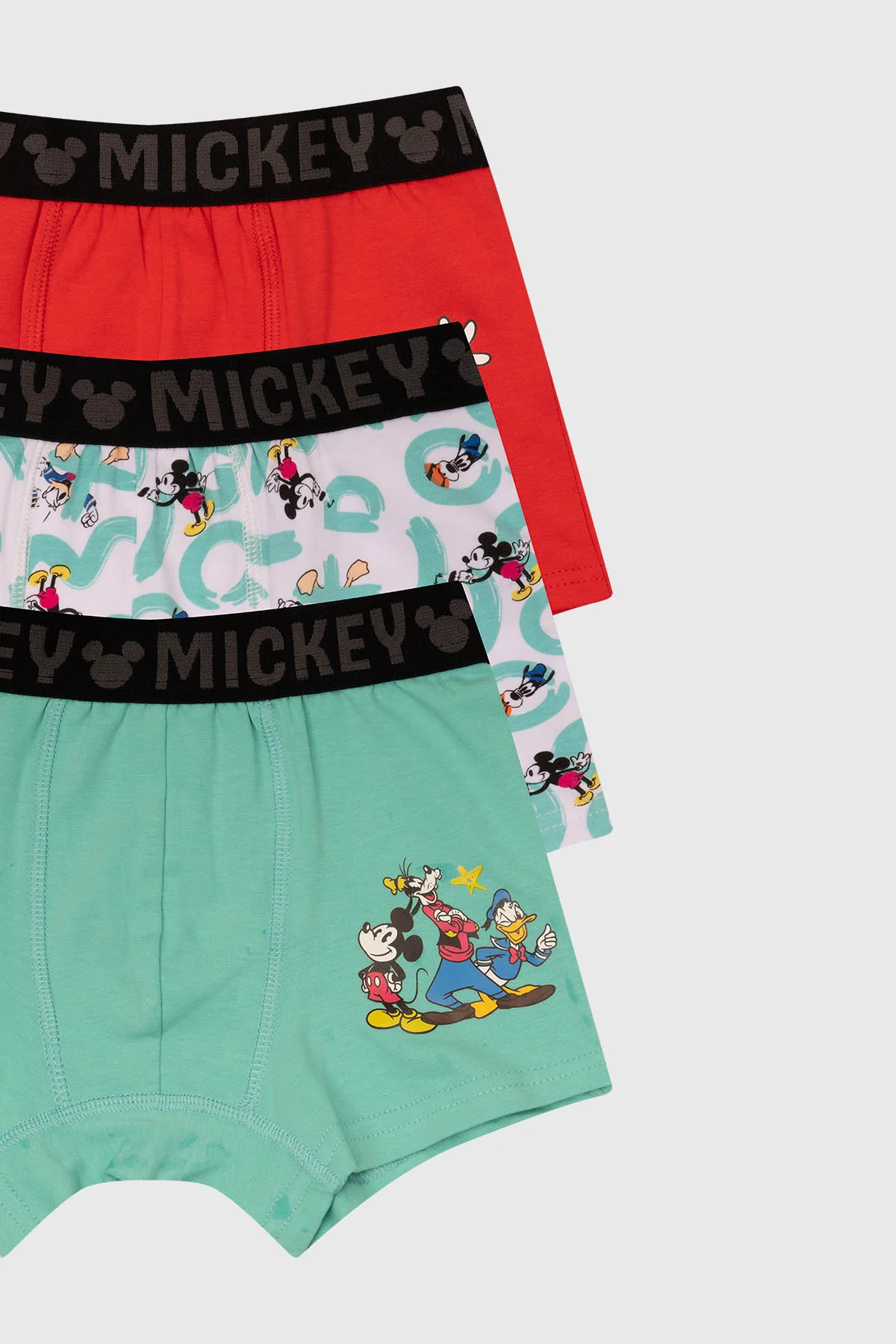 Boxer Niño Tripack Mickey Verde Claro - Image 2