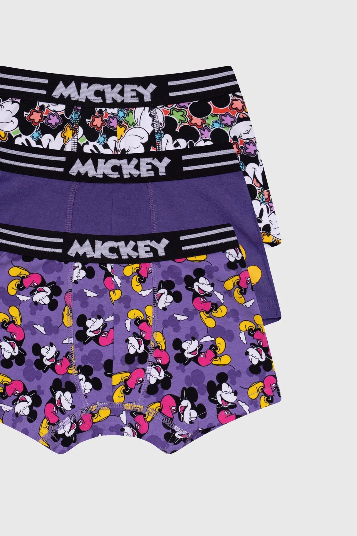 Boxer Niño Tripack Mickey Violeta - Image 2