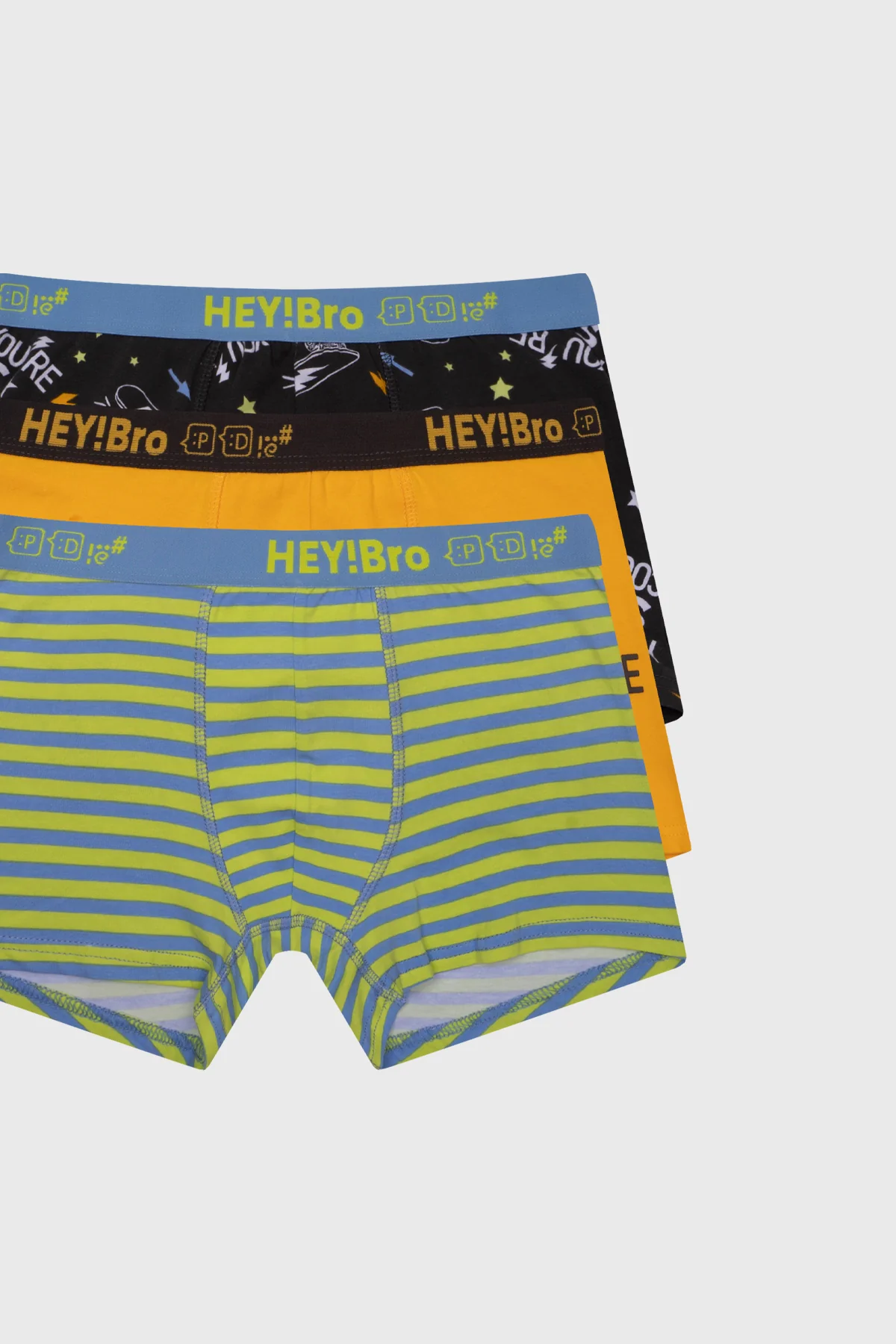 Boxer Niño Tripack Teens Amarillo - Image 2