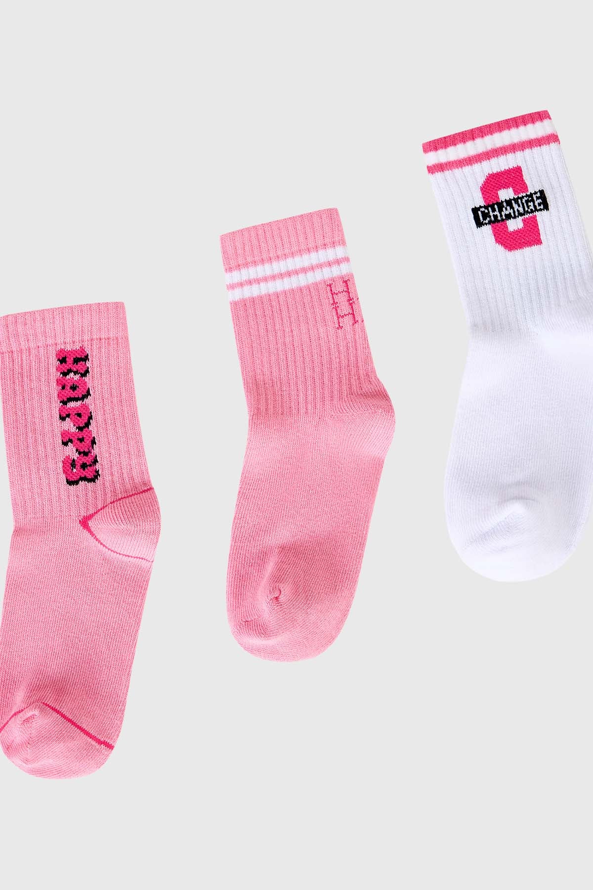 Calcetín de Vestir Niña Tripack Rosado - Image 2
