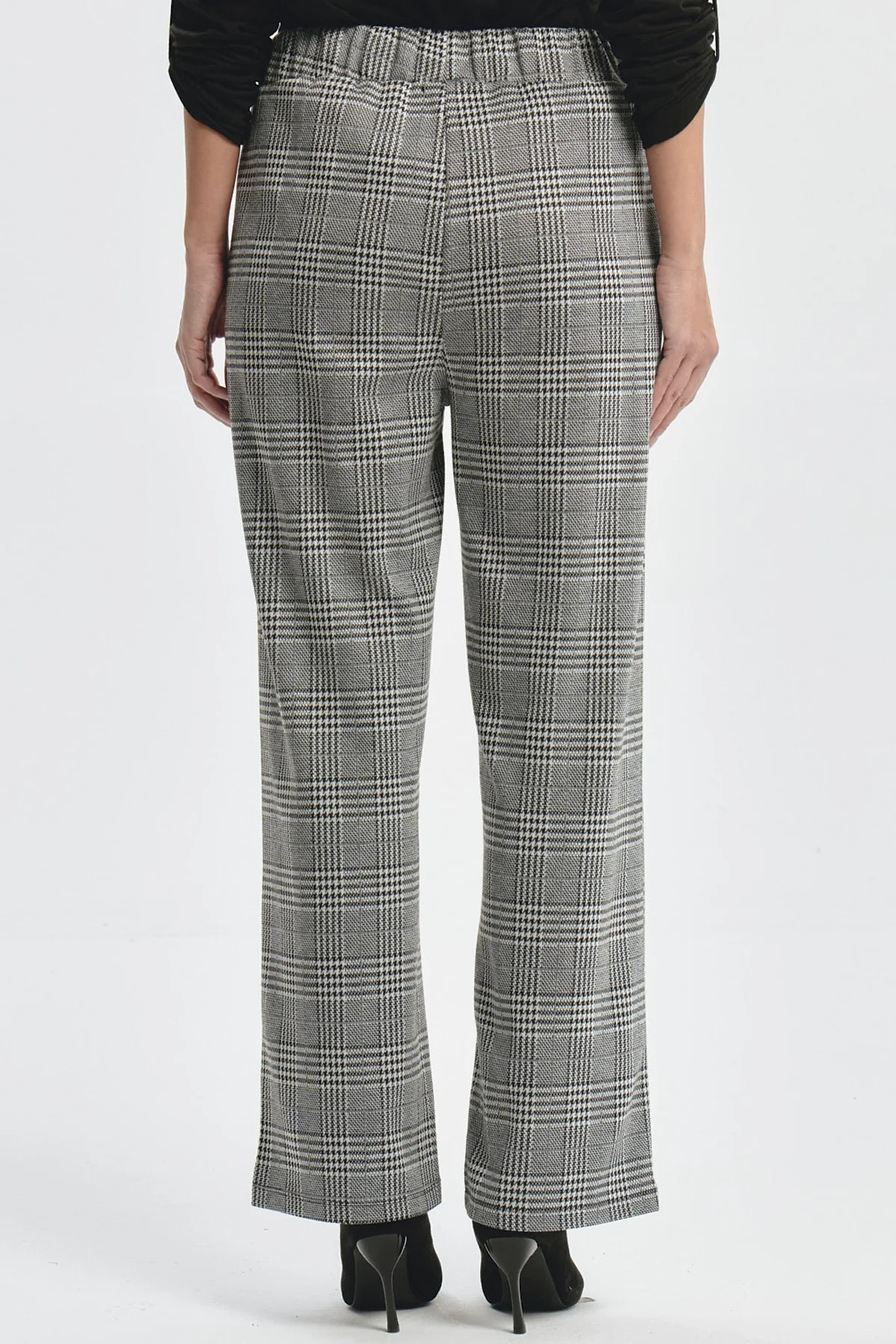 Calza Mujer Forrada Negro / Blanco - Image 3
