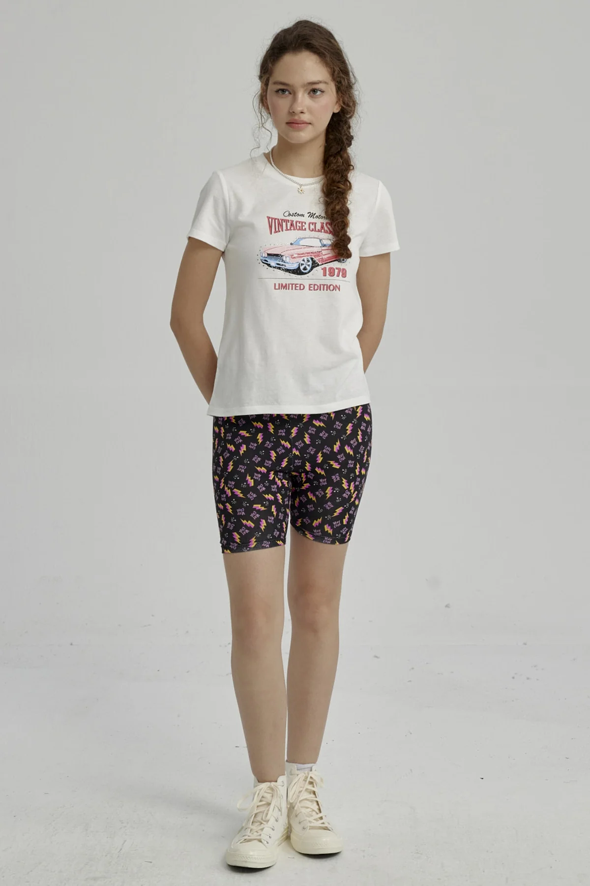 Calza Niña Bipack Biker Teens Negro - Image 7