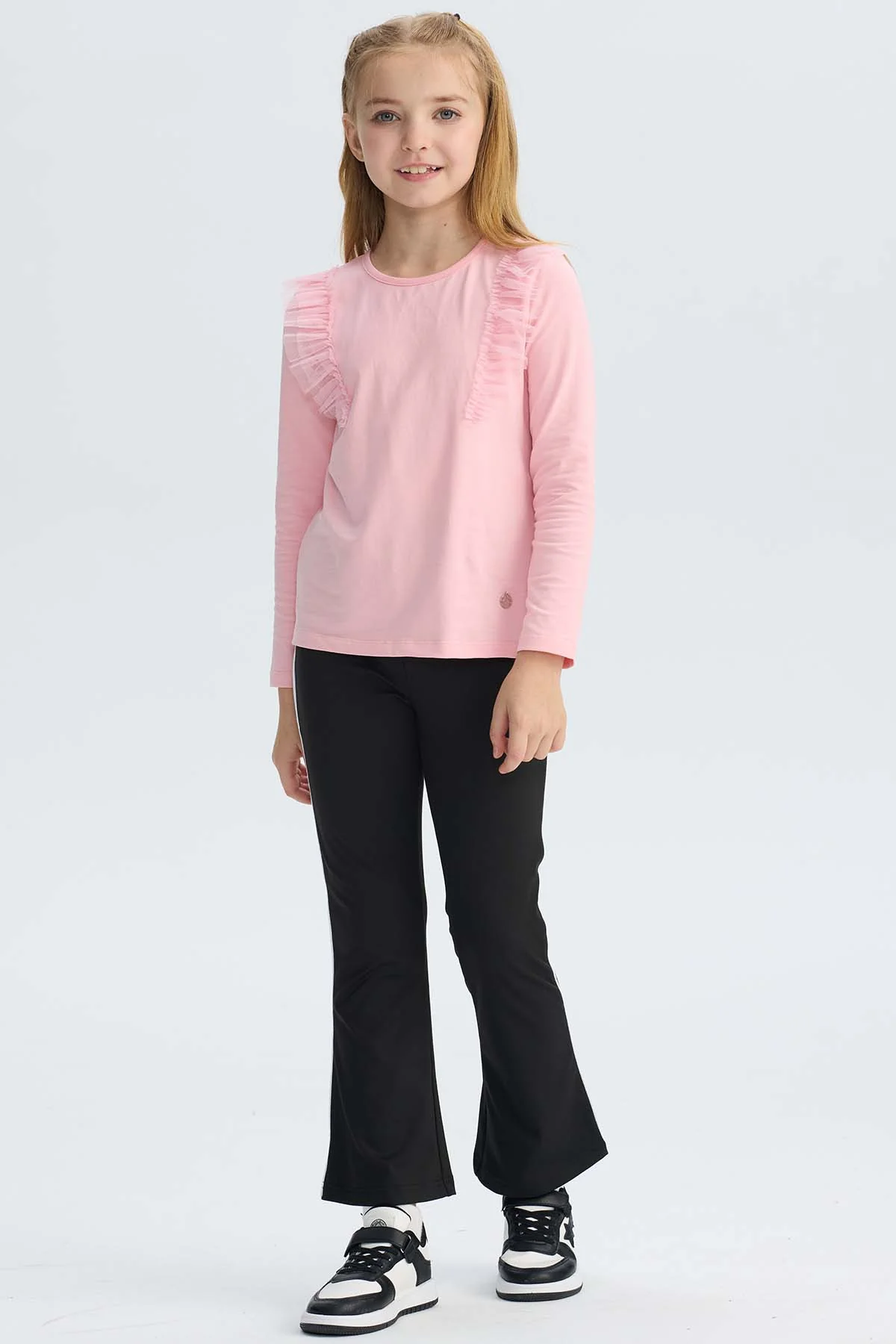 Calza Niña Con Pipping Negro - Image 4