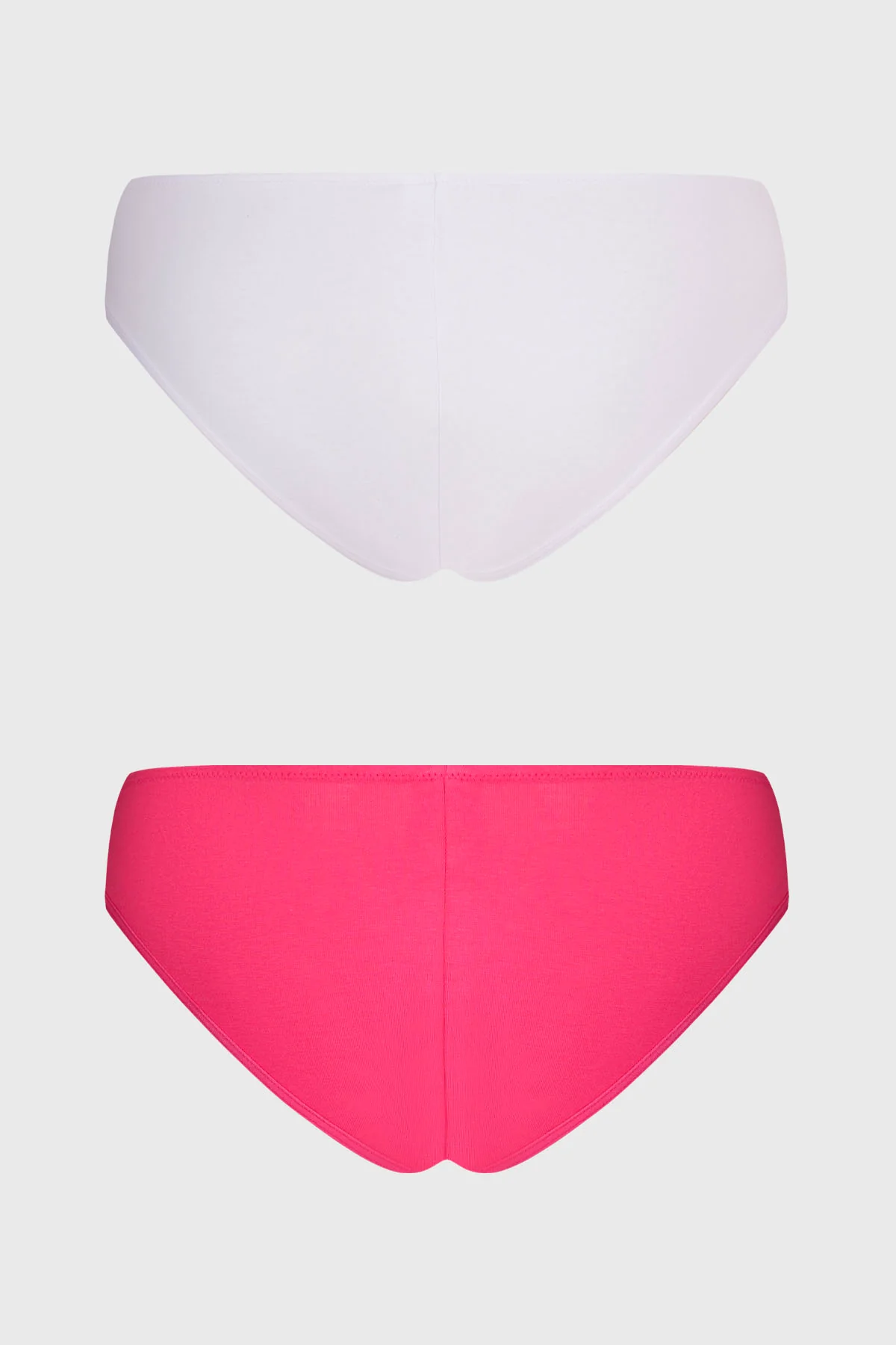Calzón Mujer Bipack Bikini Detalle Mesh Fucsia - Image 2
