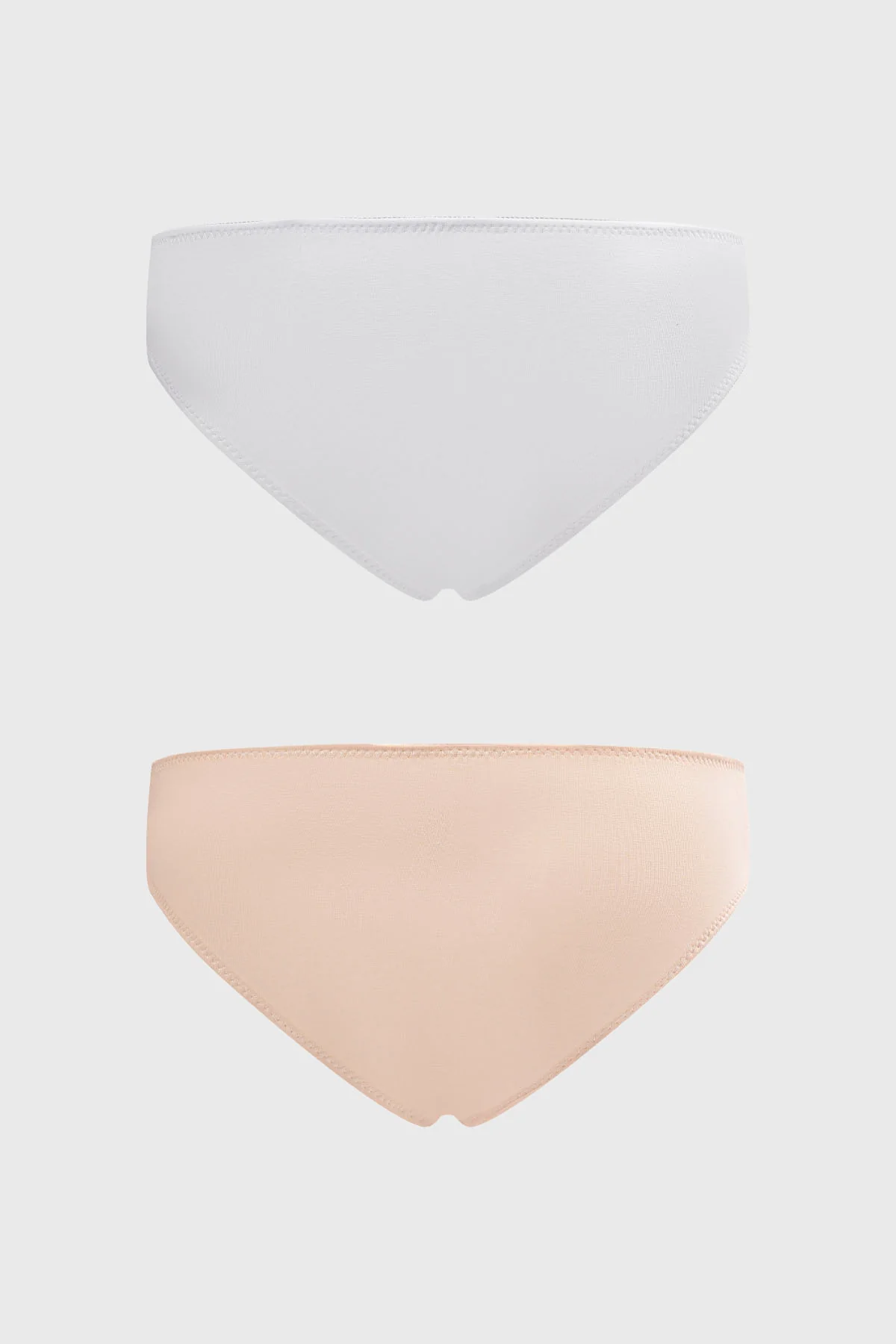 Calzón Mujer Bipack Bikini Liso Estampado Beige - Image 2