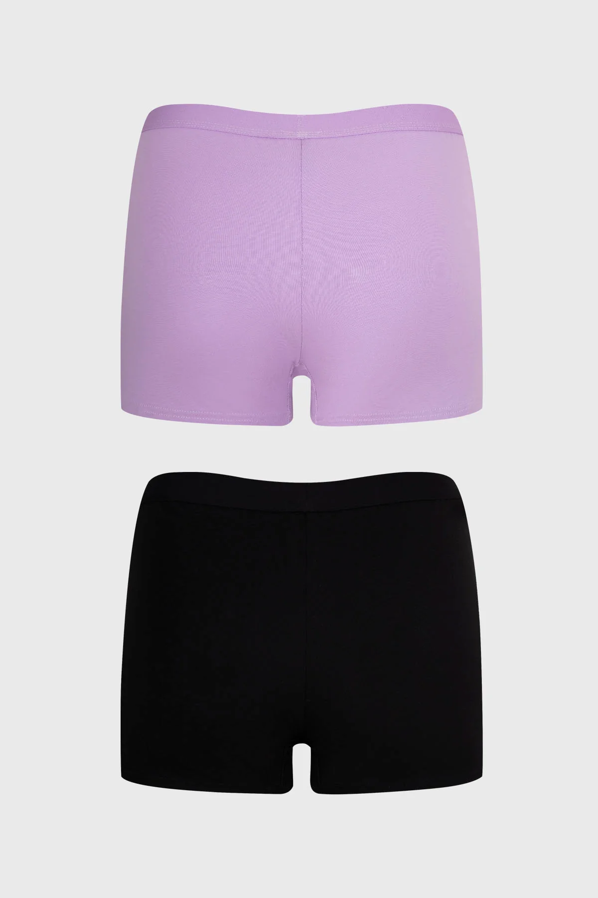 Calzón Mujer Bipack Short Tipo Boxer Lila - Image 2