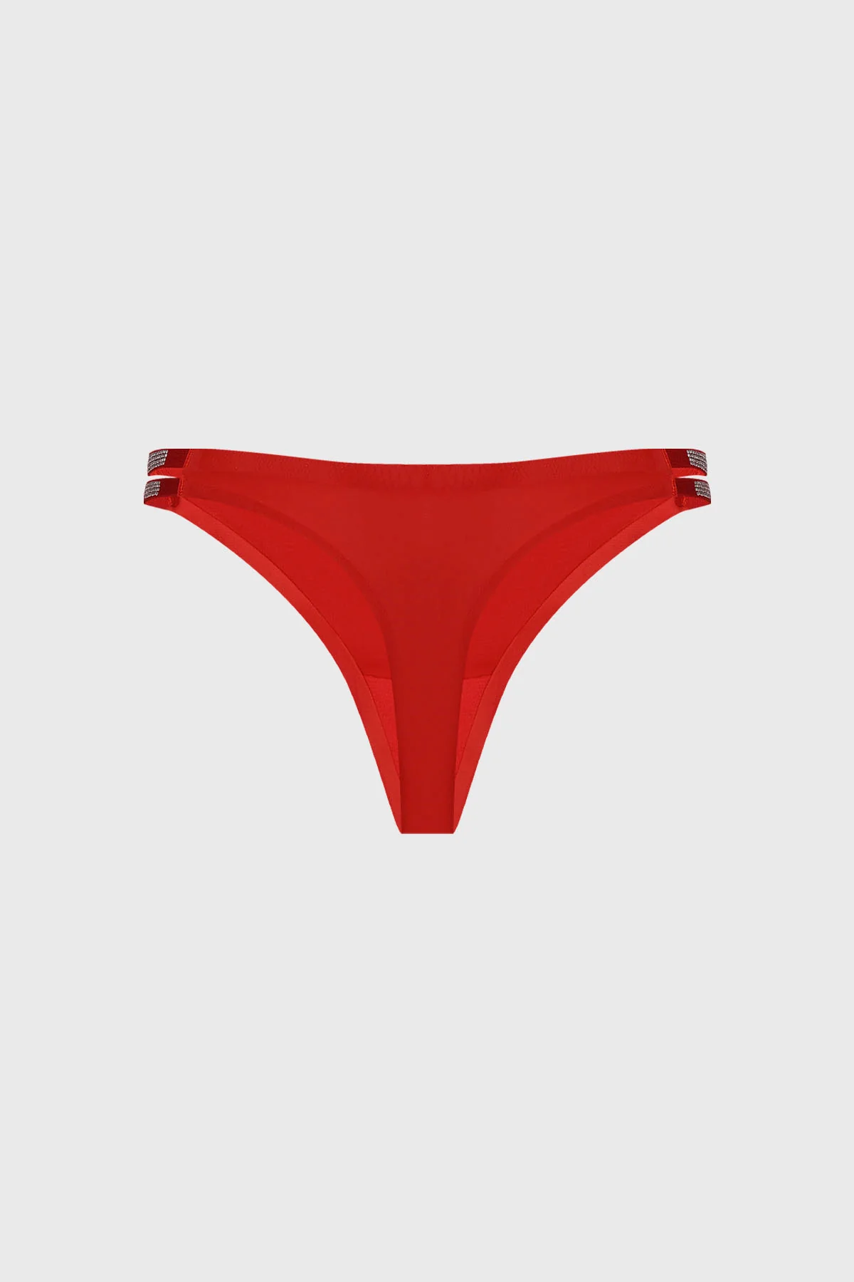 Calzón Mujer Colaless Detalle Strass Rojo - Image 2