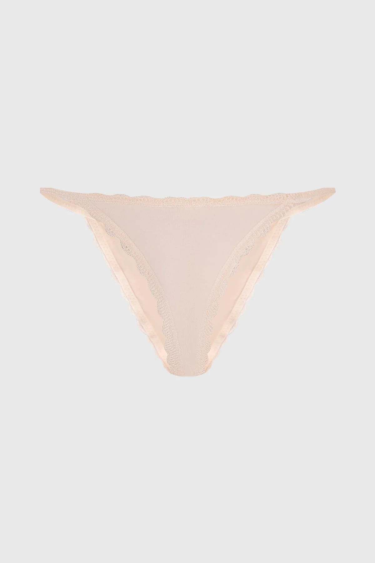 Calzón Mujer Colaless Tirante Encaje Beige