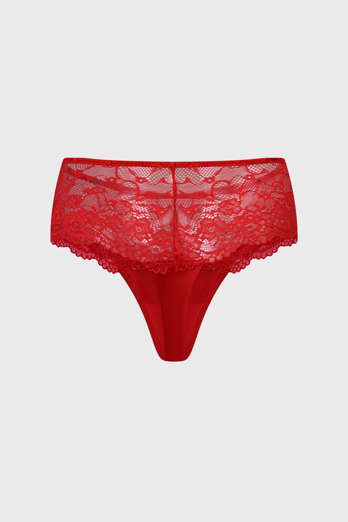Calzón Mujer Detalle Encaje Rojo - Image 2