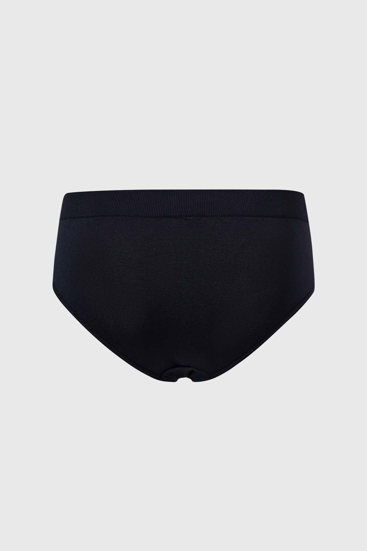 Calzón Mujer Pantaleta Liso Negro - Image 2