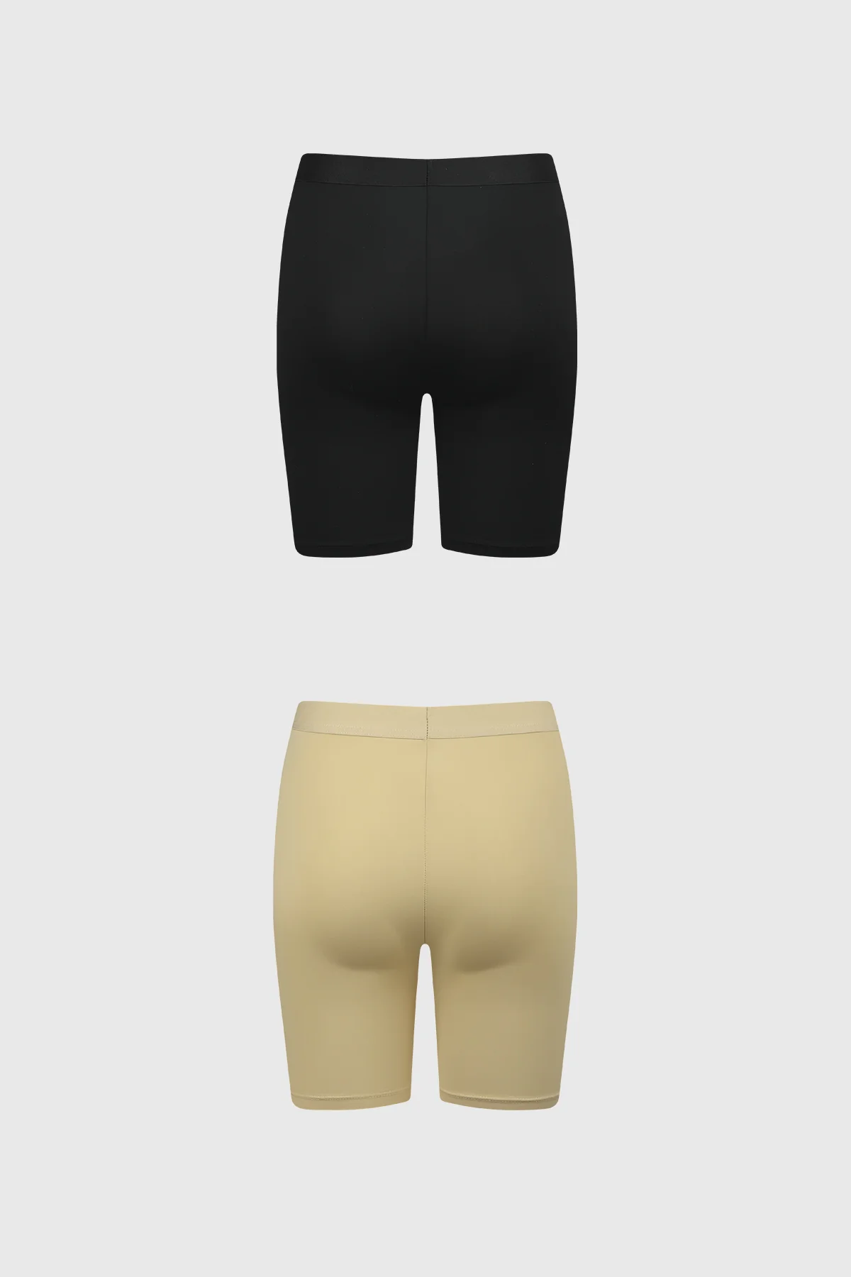 Calzón Mujer Short Pierna Larga Beige - Image 2