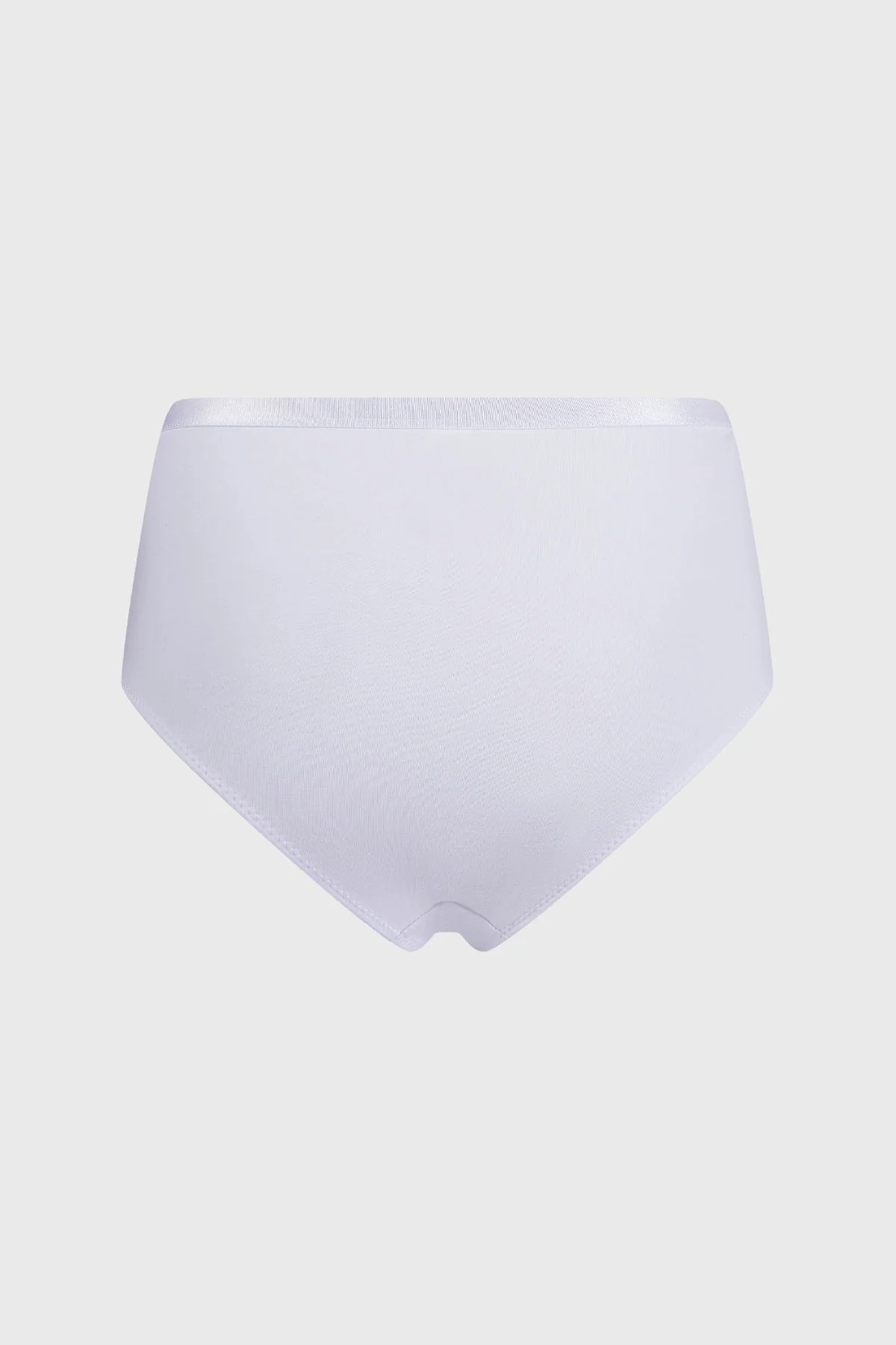 Calzón Mujer Tiro Alto Algodón Jersey Blanco - Image 2