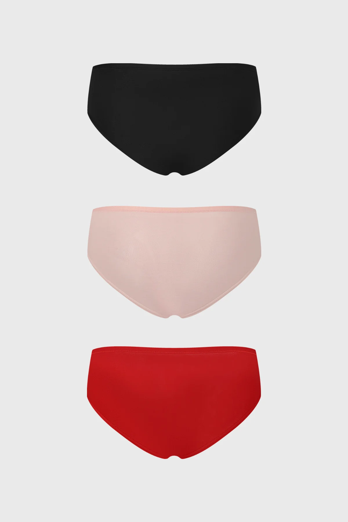 Calzón Mujer Tripack Algodón Liso Palo Rosa - Image 2