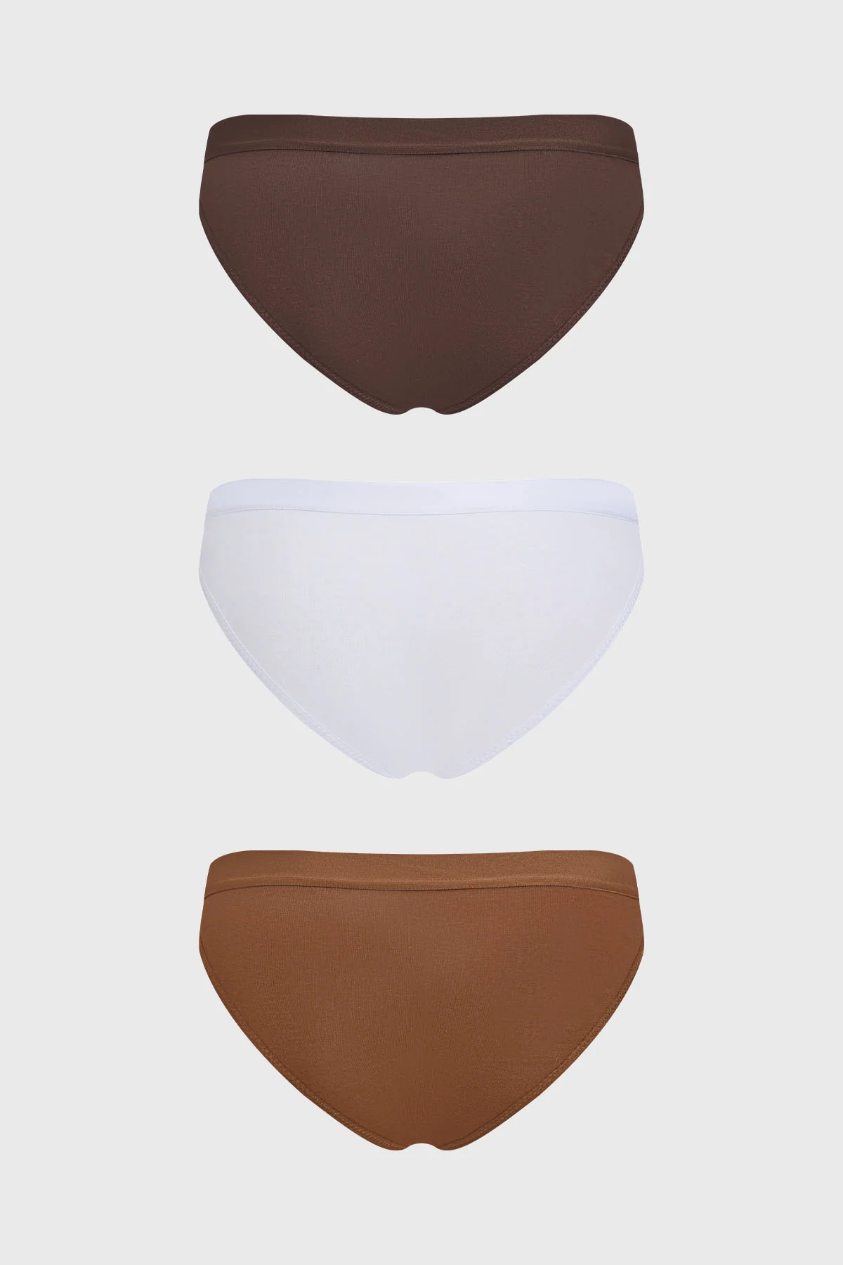 Calzón Mujer Tripack Bikini Café Oscuro - Image 2